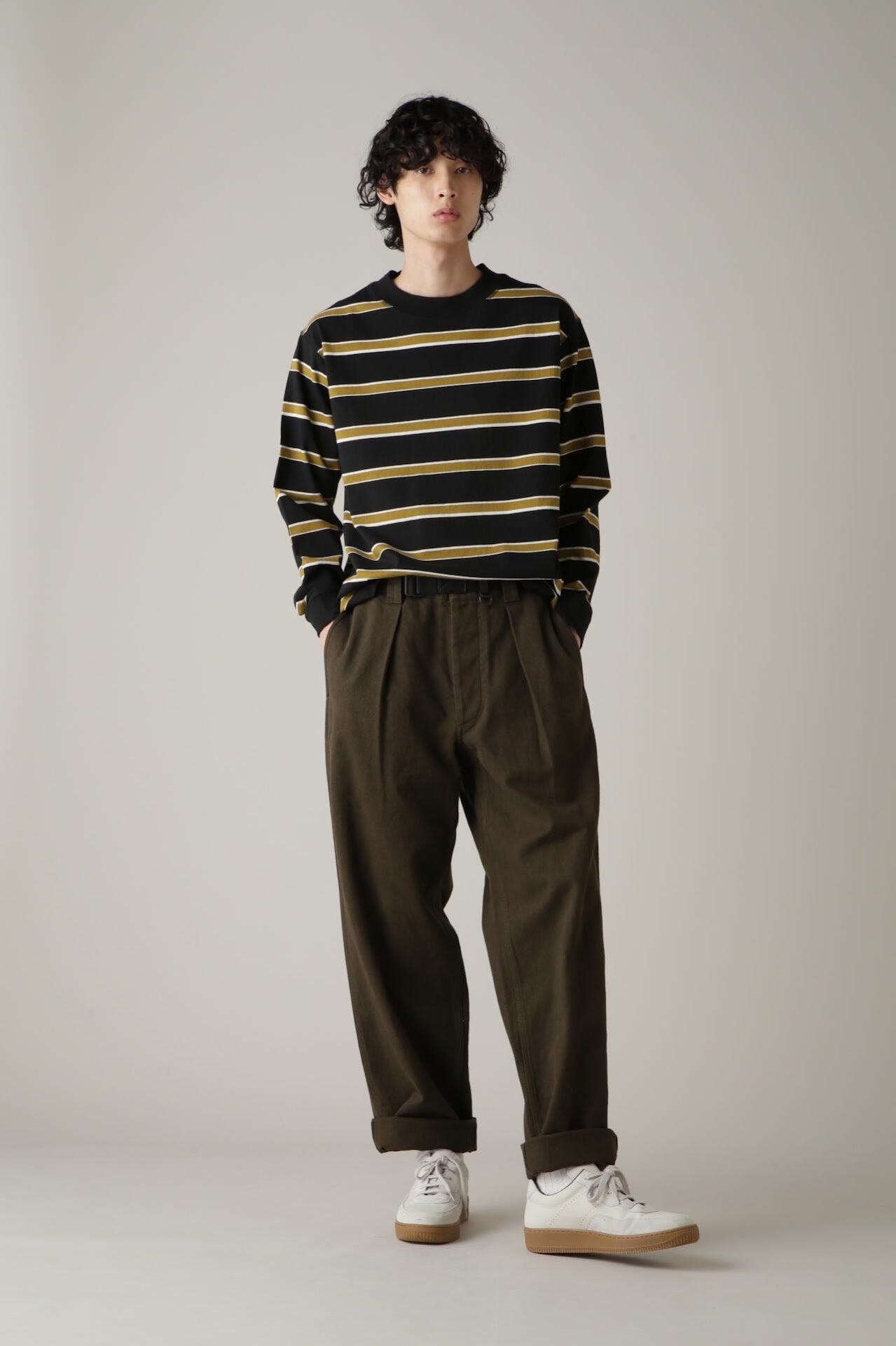 WORN LINEN COTTON DRILL