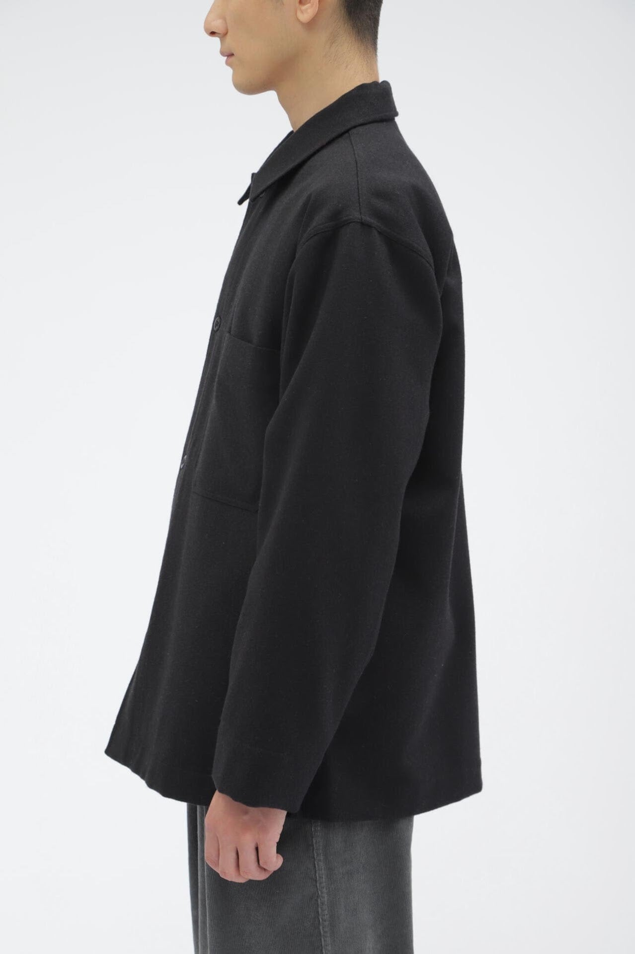 FELTED WOOL SHIRTING