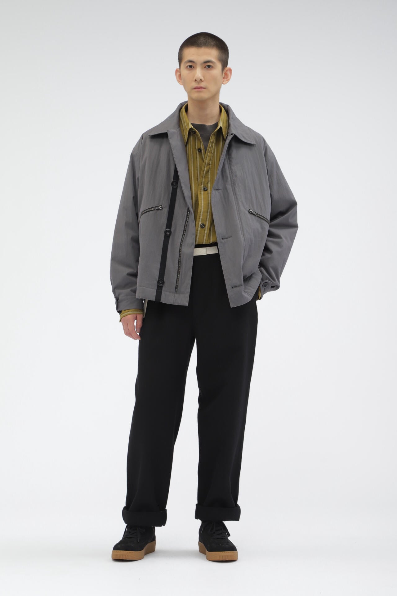OFFSET STRIPE COTTON