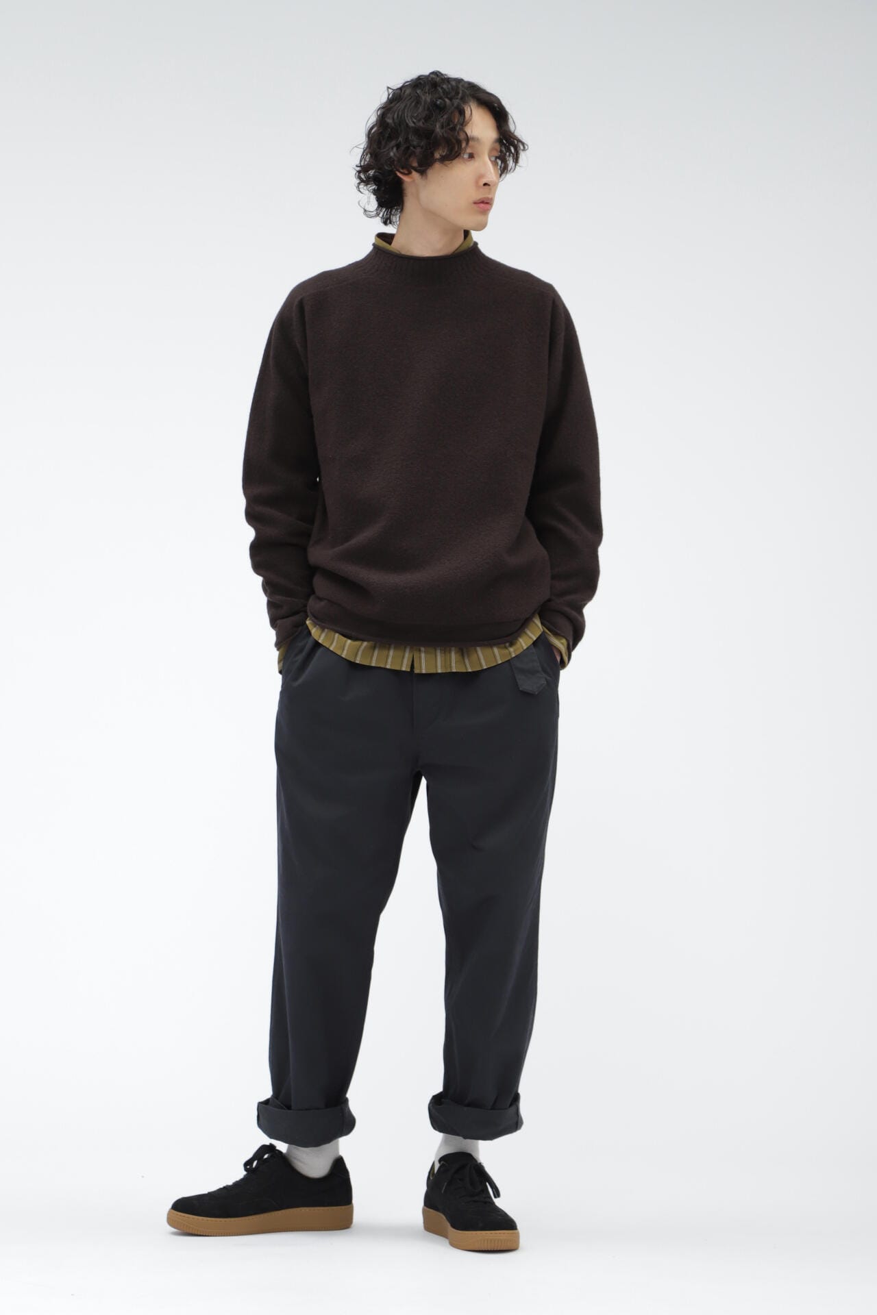 OFFSET STRIPE COTTON