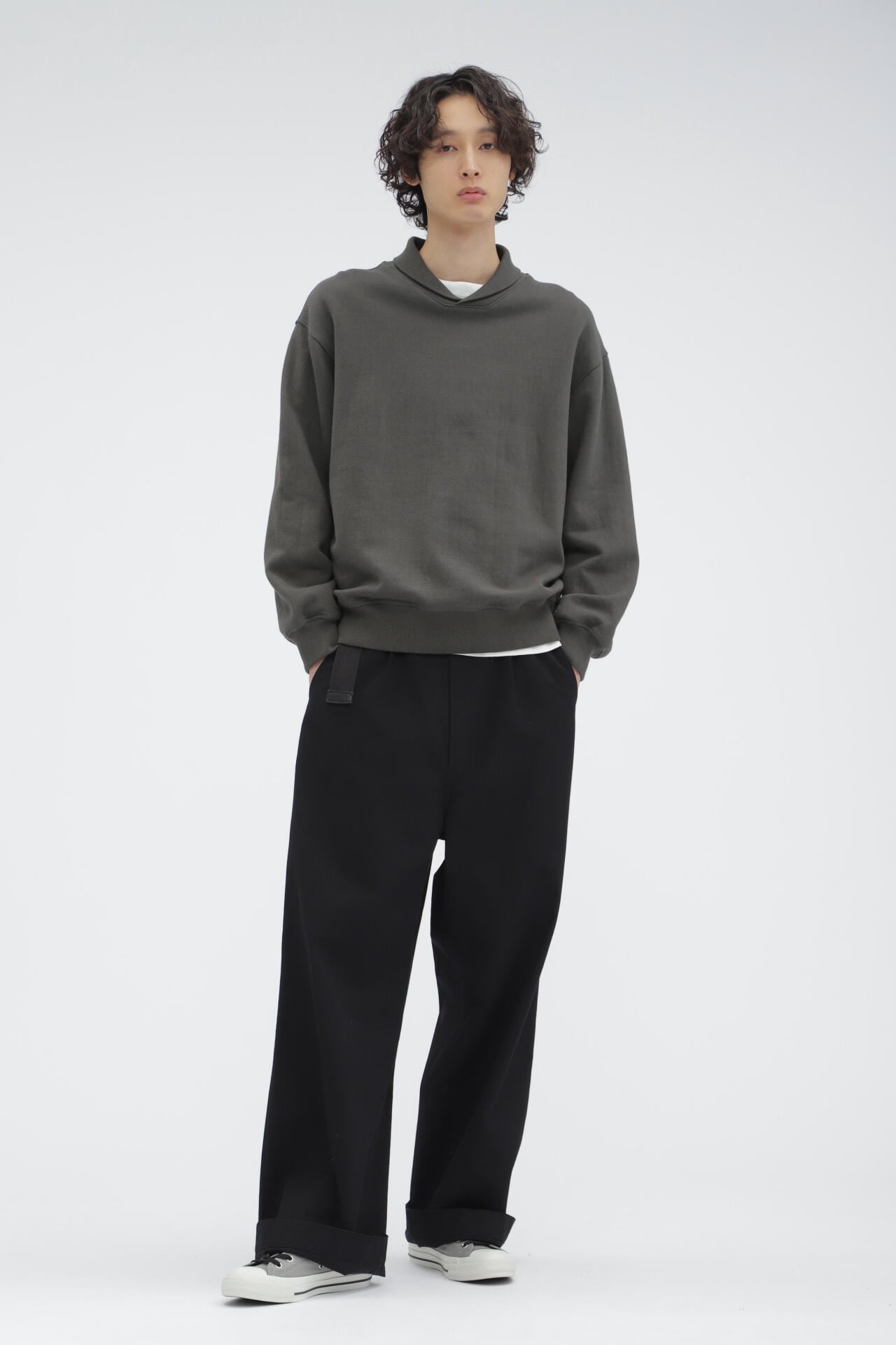 BRUSHED BACK COTTON JERSEY