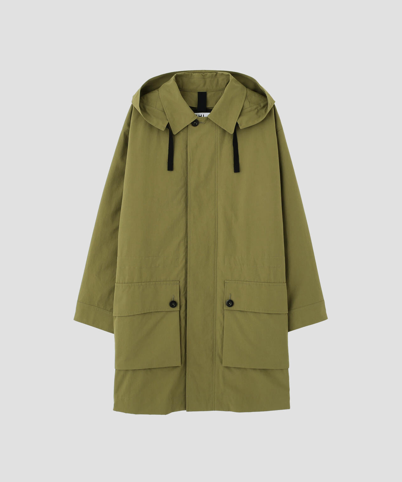 BRUSHED COTTON CANVAS COAT