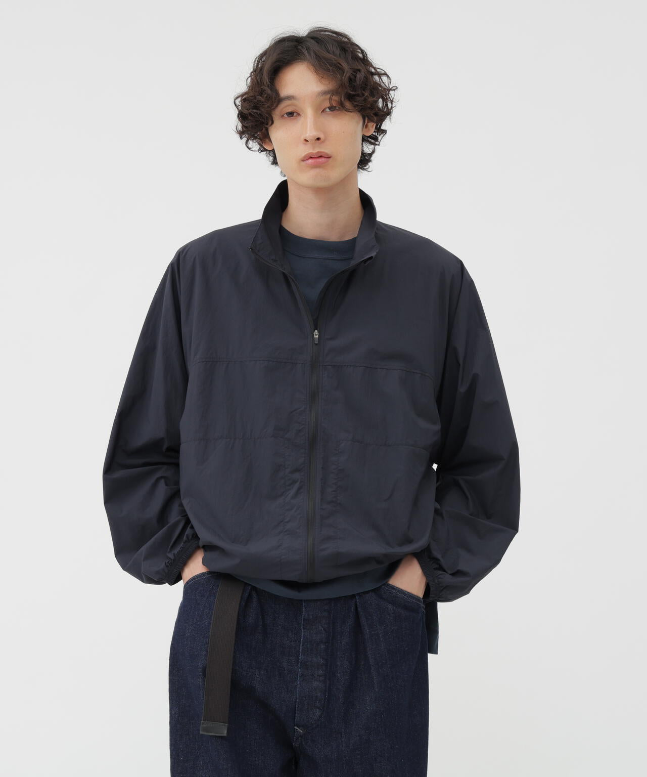 PROOFED LIGHT NYLON TAFFETA BLOUSON