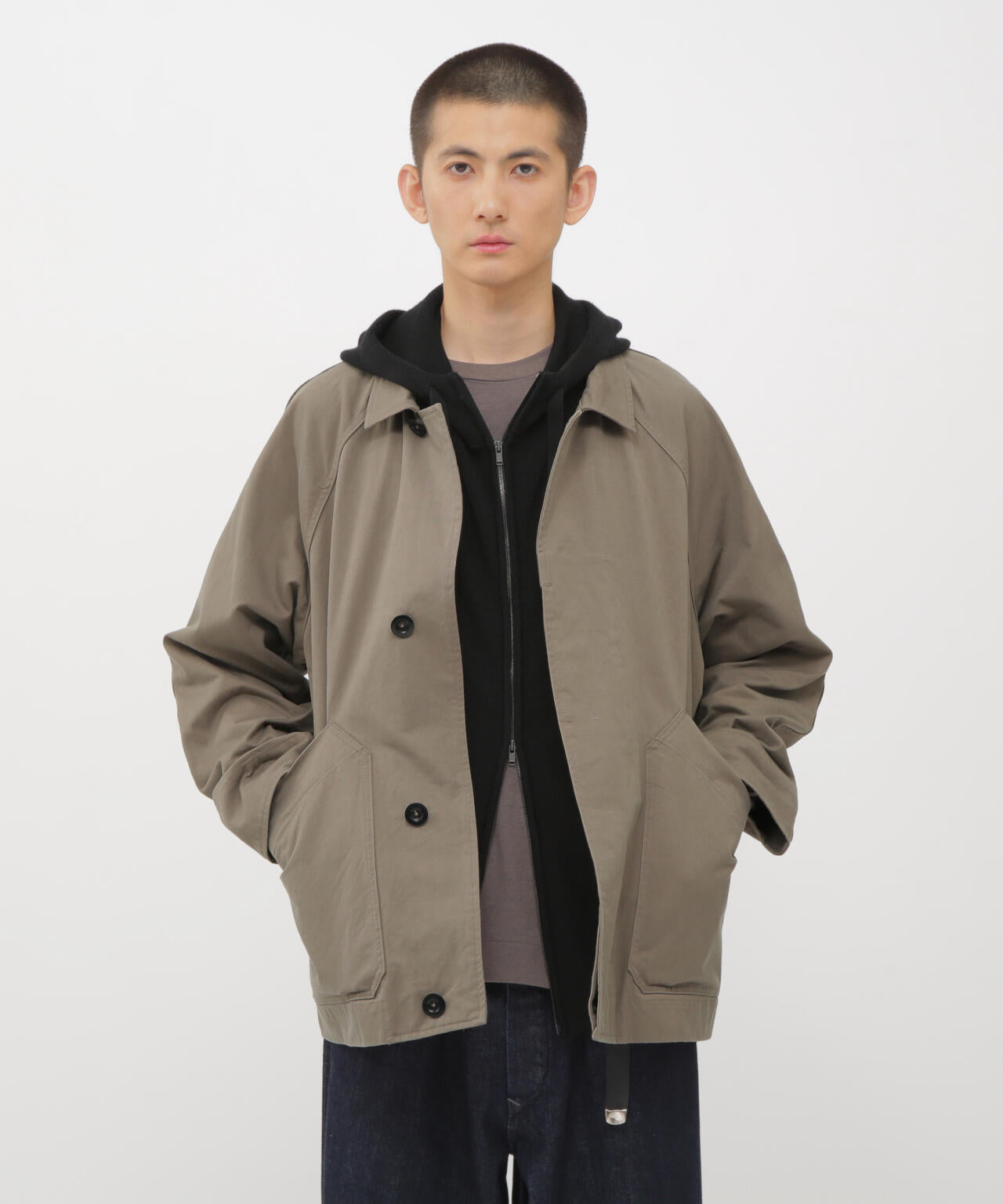 PLAIN COTTON DRILL BLOUSON