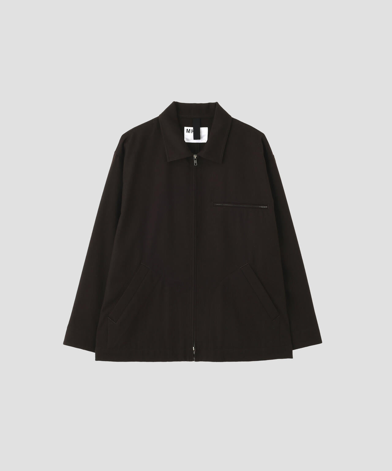 FELTED WOOL SHIRTING BLOUSON