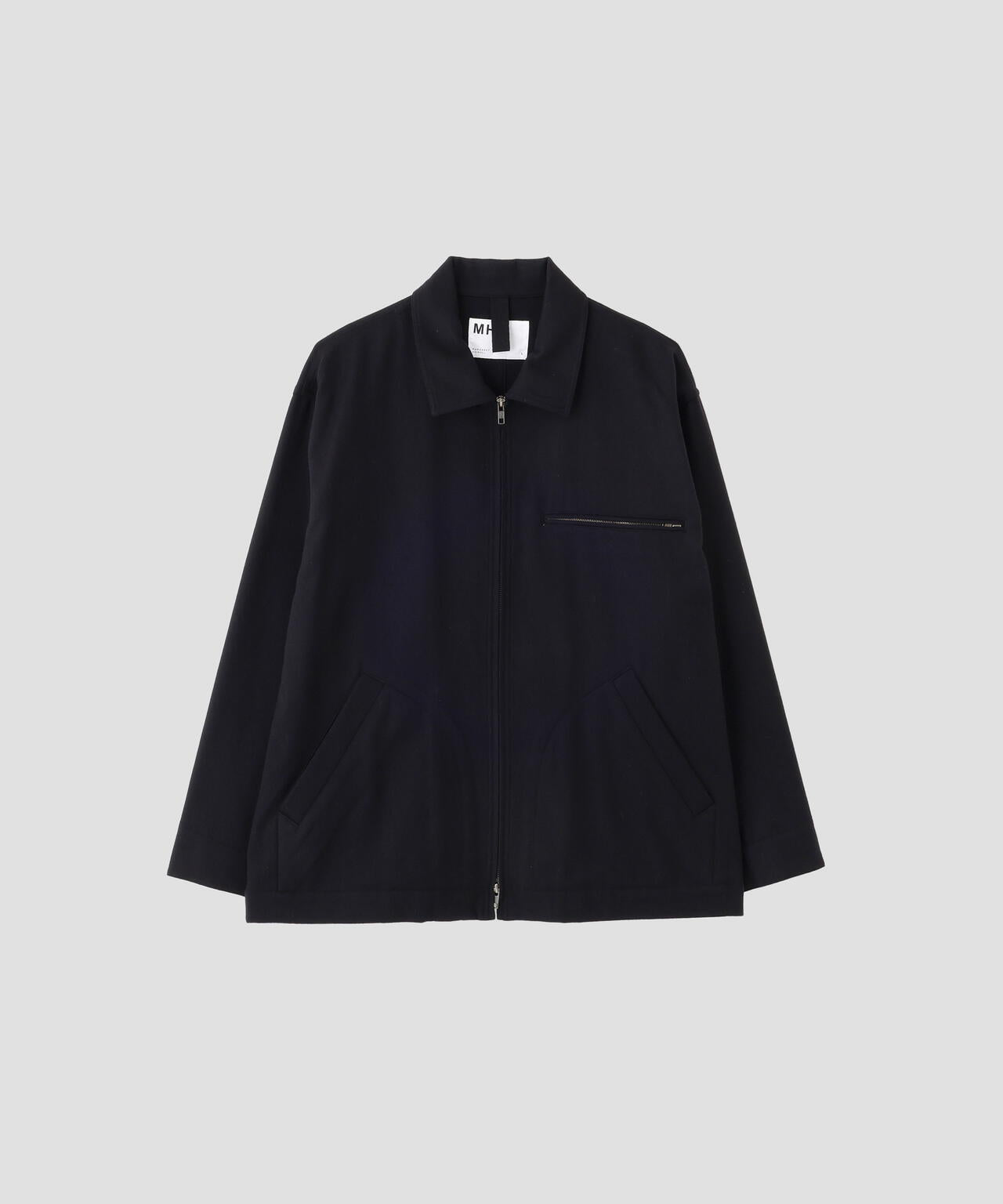 FELTED WOOL SHIRTING BLOUSON