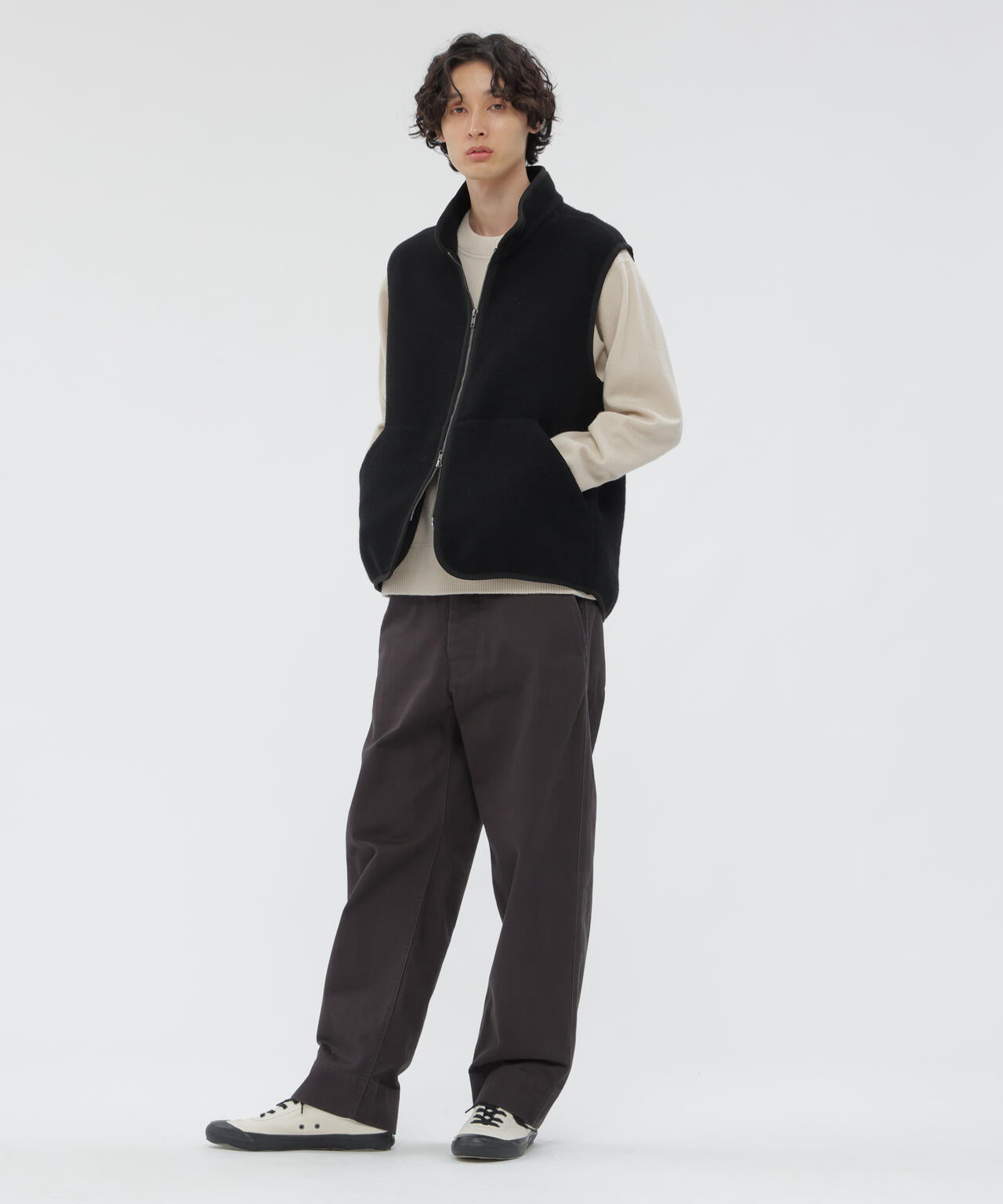 SOFT WOOL FLEECE BLOUSON