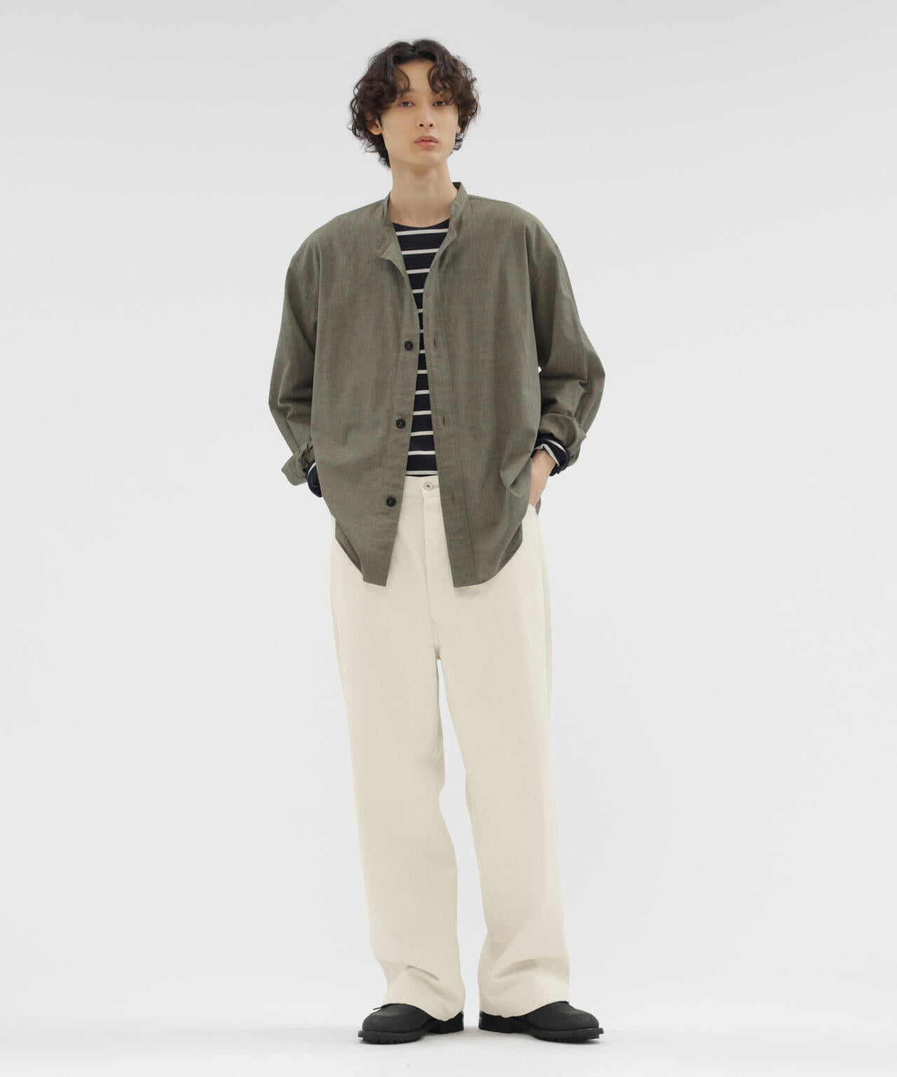CANTON NATURAL DENIM TROUSERS