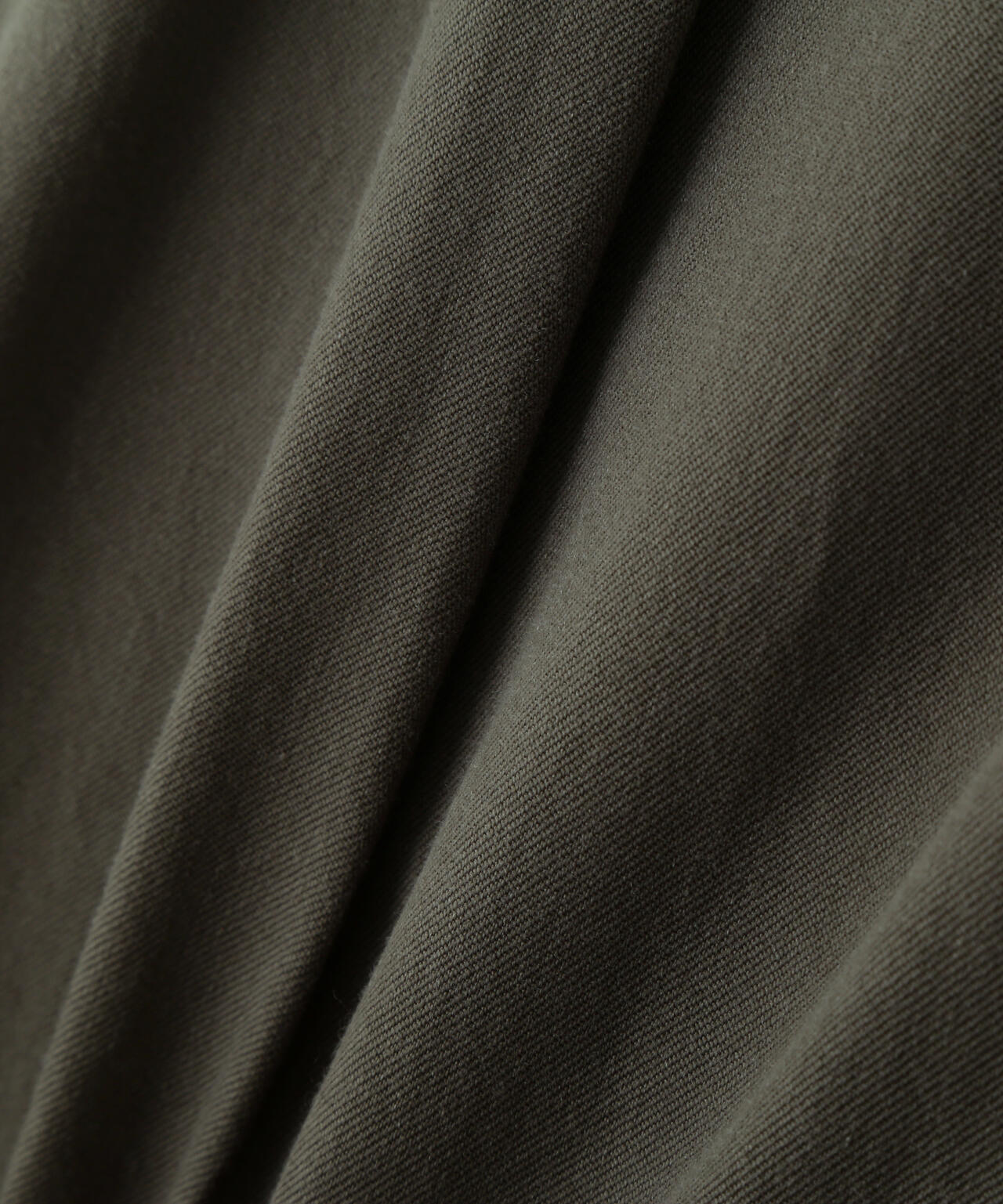 WOOL COTTON TWILL TROUSERS