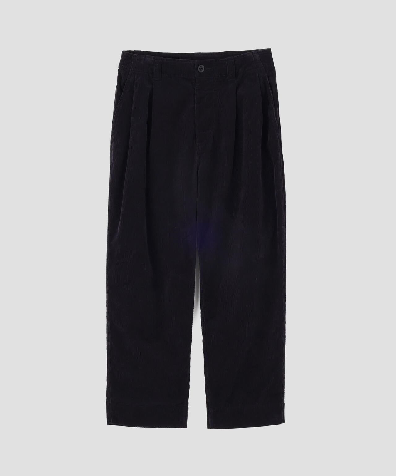 DRY COTTON NEEDLECORD TROUSERS