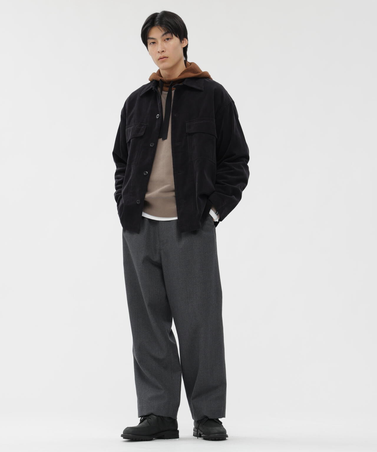 WOOL COTTON DRILL TROUSERS