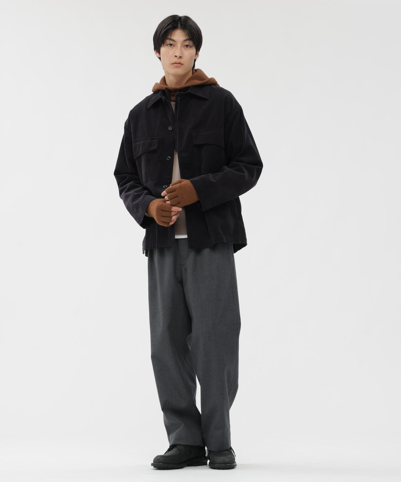 WOOL COTTON DRILL TROUSERS
