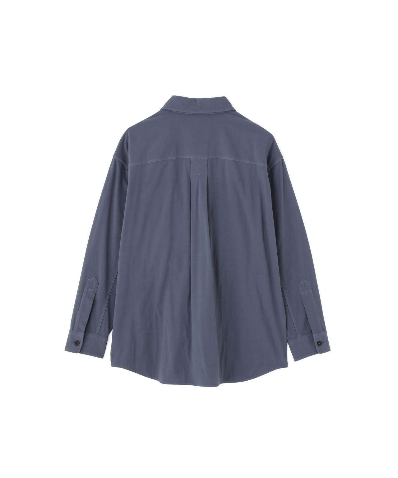 GARMENT DYE PLATED ORGANIC COTTON SHIRT