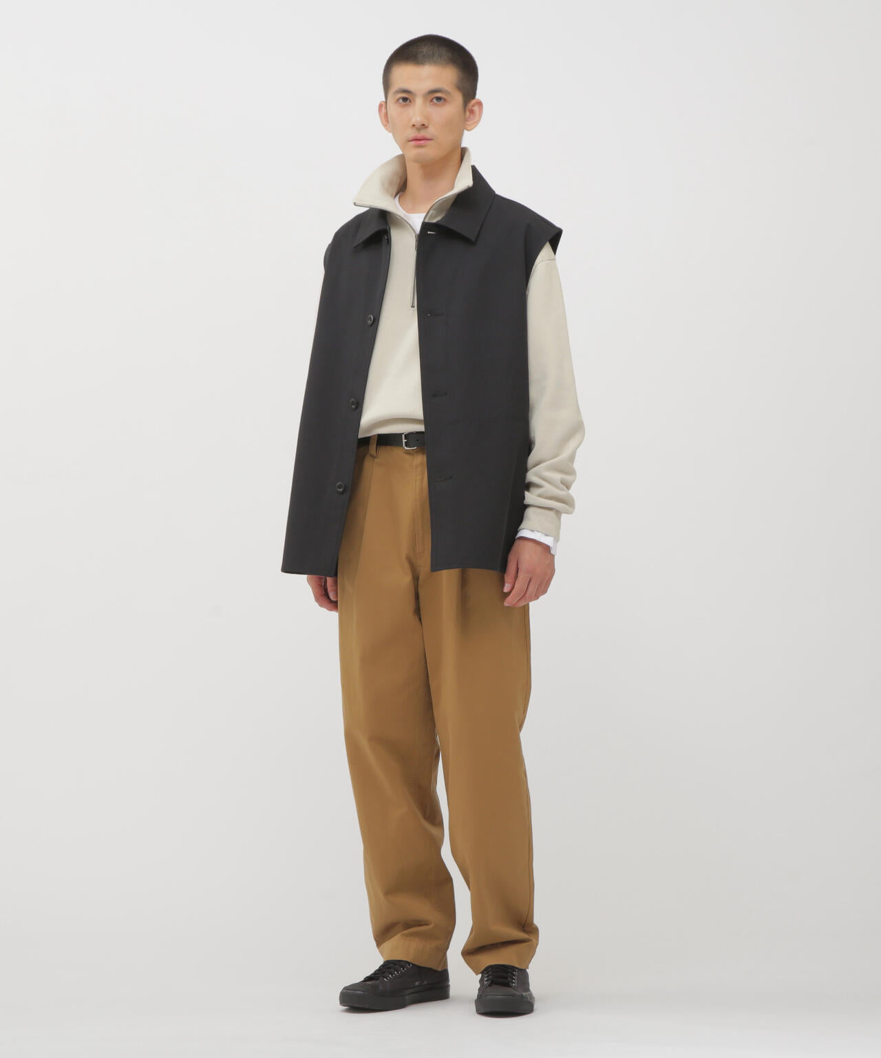 DOUBLE FACE SOFT COTTON JERSEY TOP