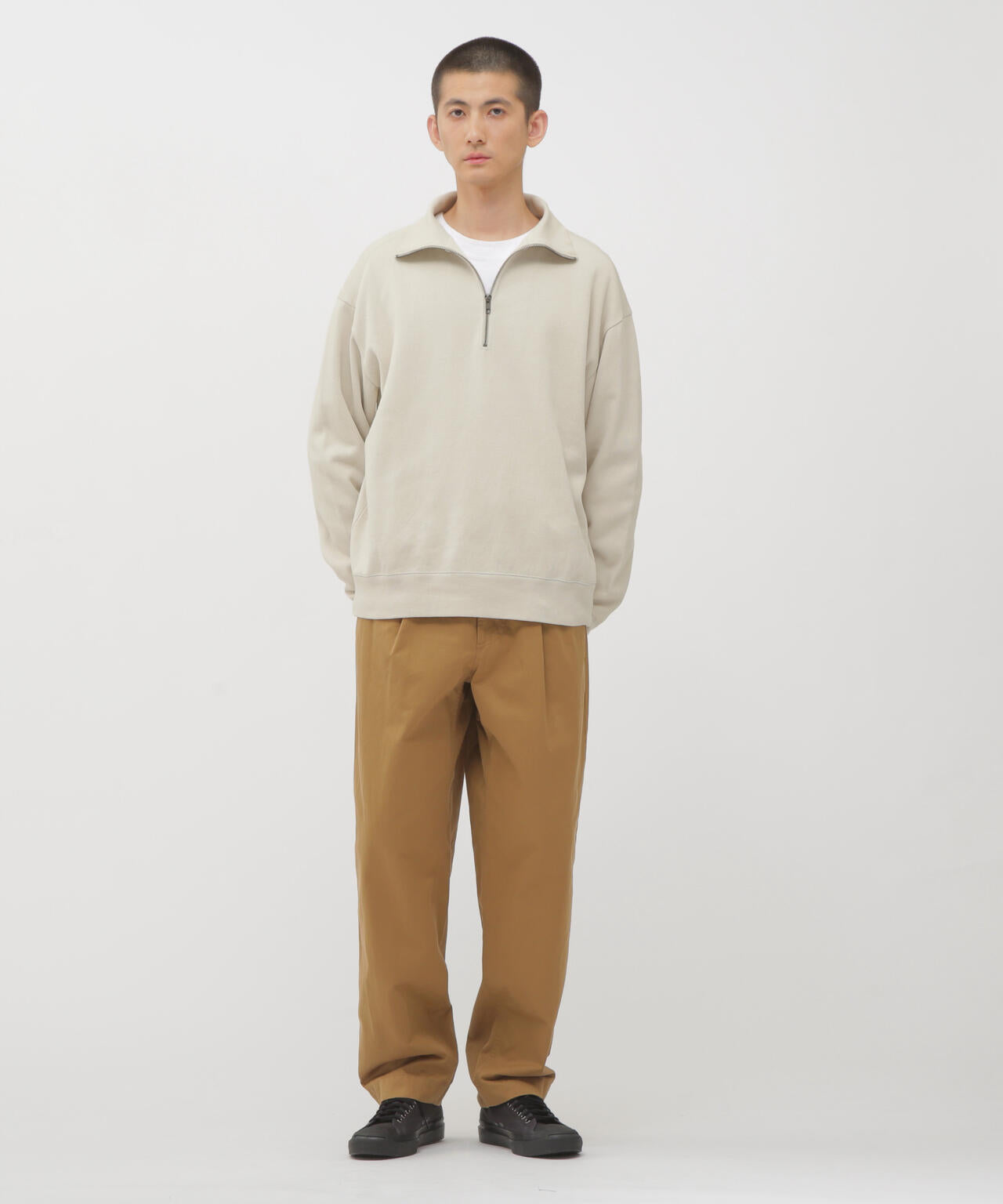 DOUBLE FACE SOFT COTTON JERSEY TOP