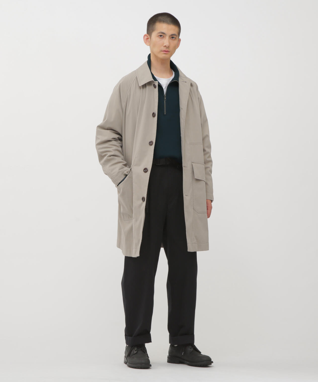 DOUBLE FACE SOFT COTTON JERSEY TOP