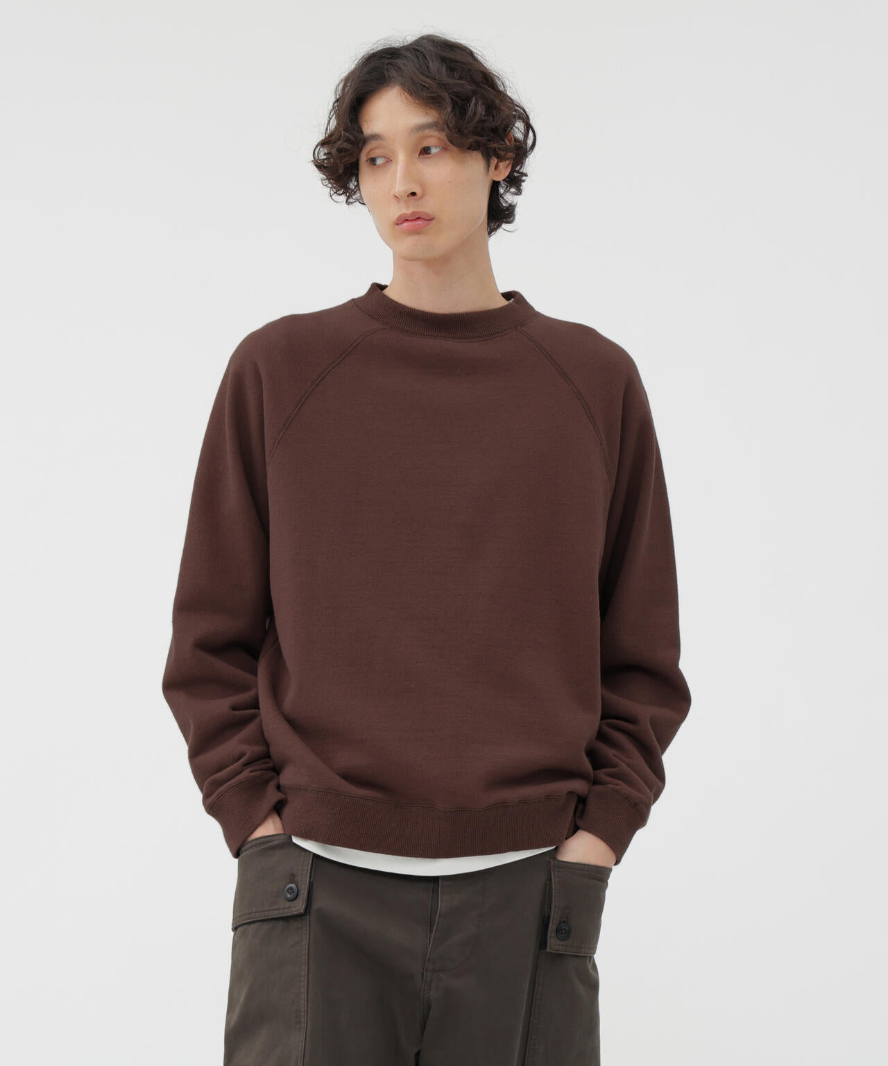 UPCYCLED LOOPBACK JERSEY TOP