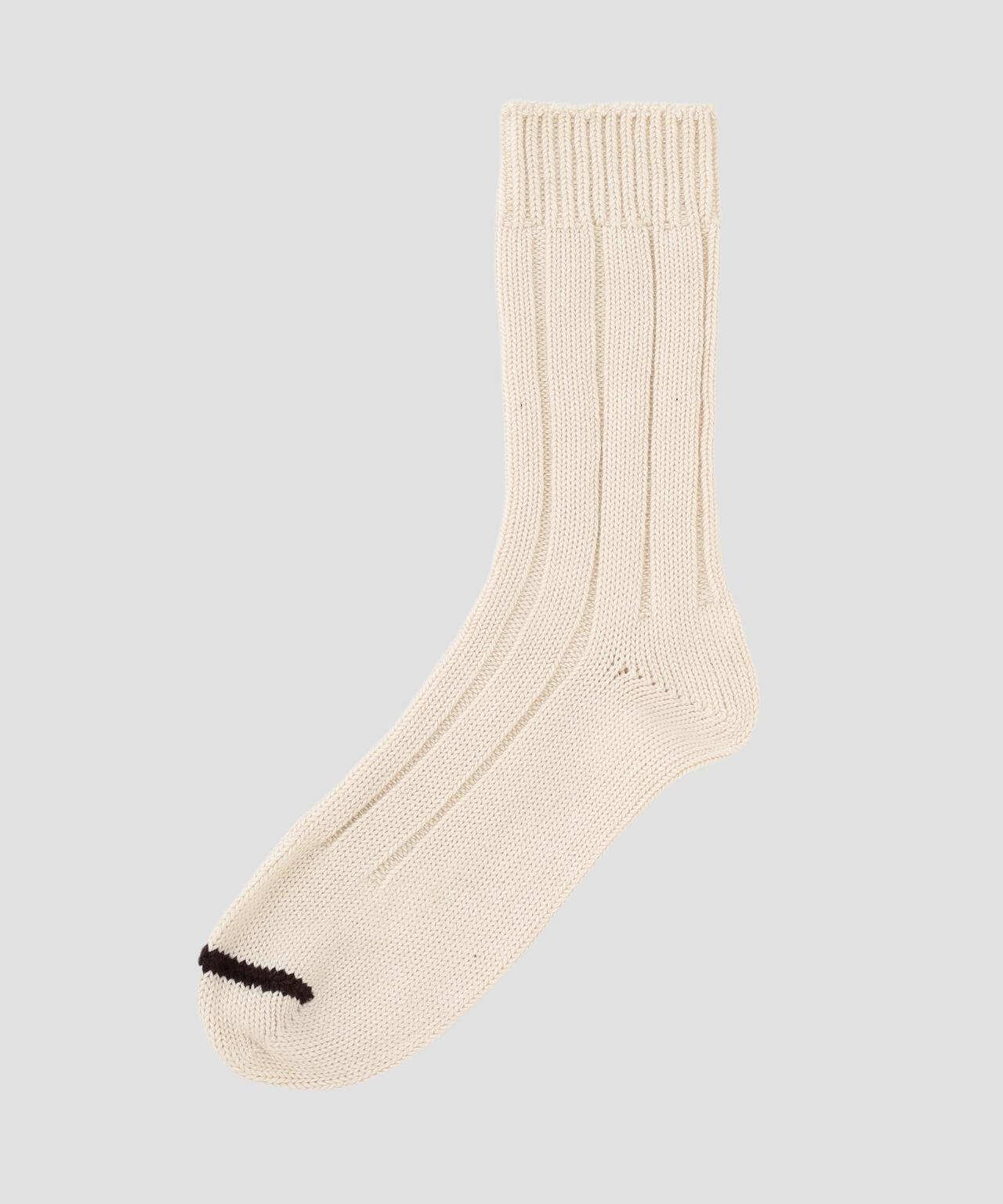 WIDE RIB COTTON SOCKS