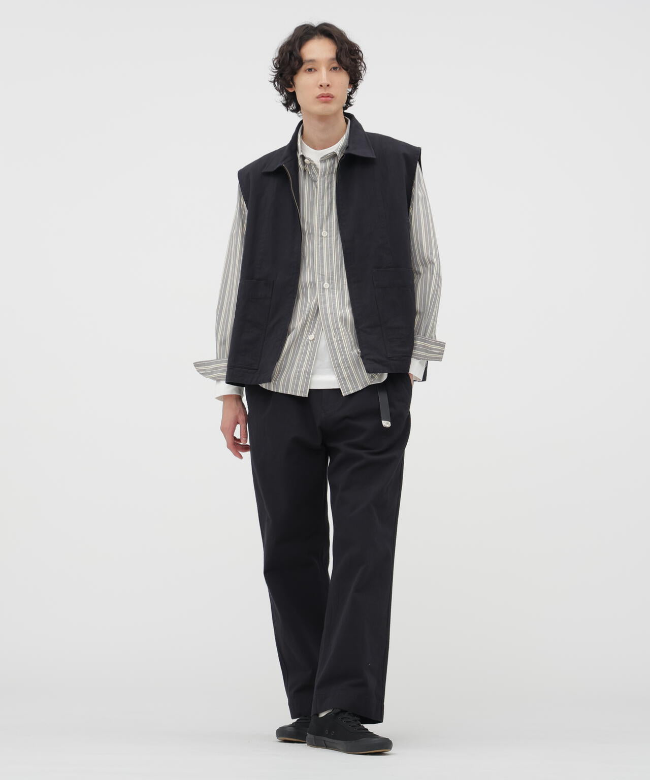 FADED COTTON TWILL BLOUSON
