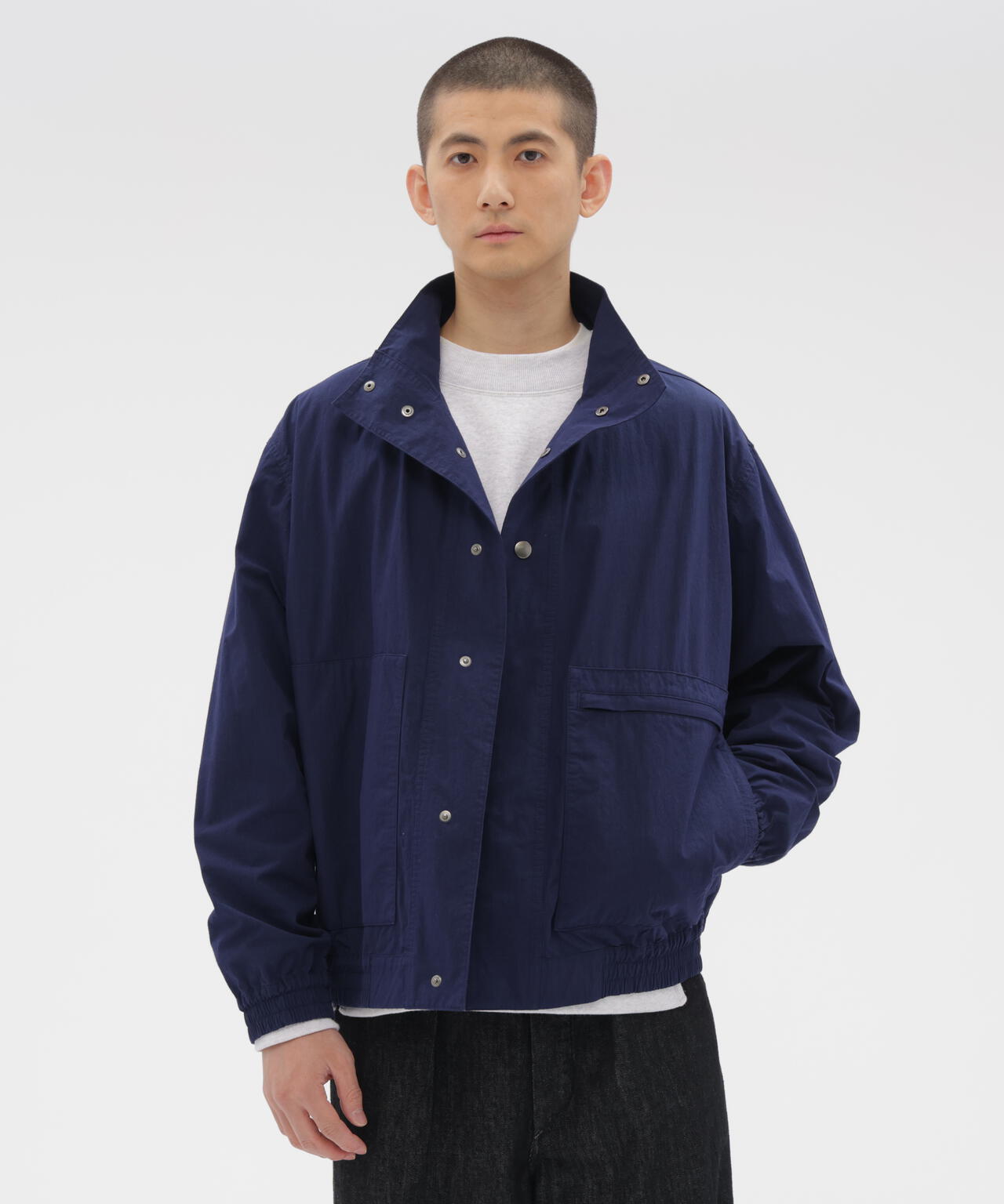 COTTON NYLON PLAINWEAVE BLOUSON