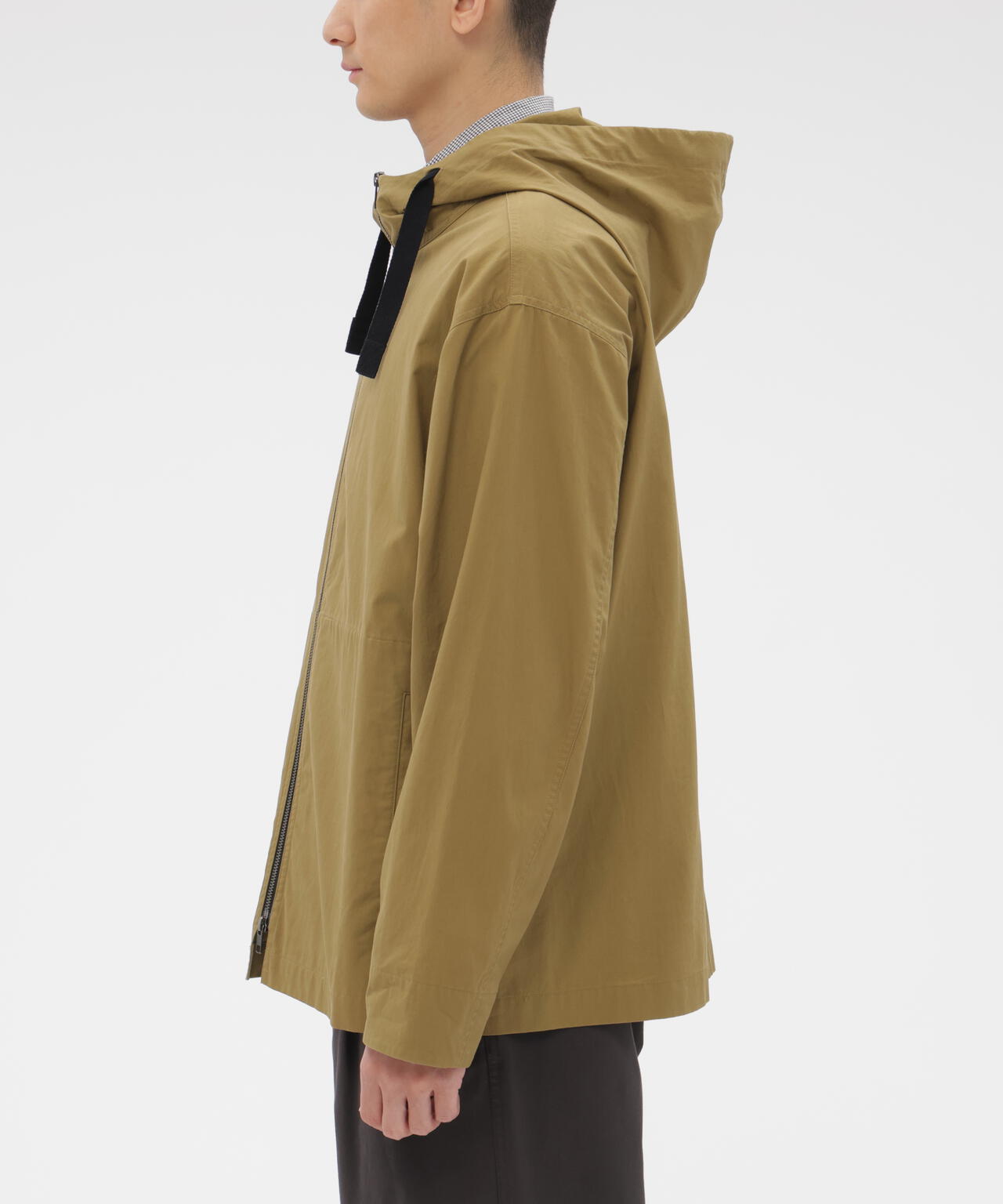WASHED SLUB COTTON TWILL BLOUSON
