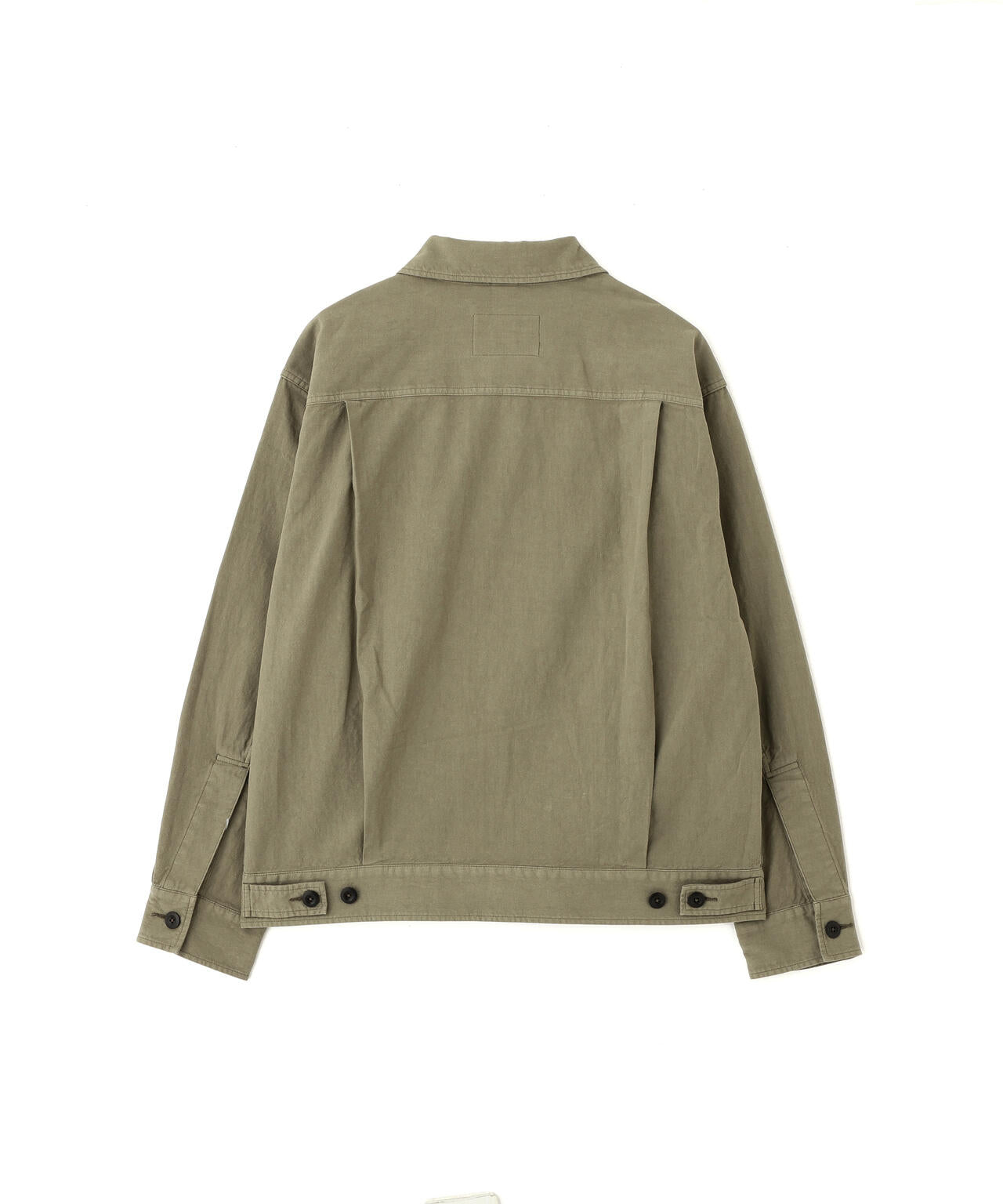 BELGIAN LINEN COTTON PLAINWEAVE BLOUSON