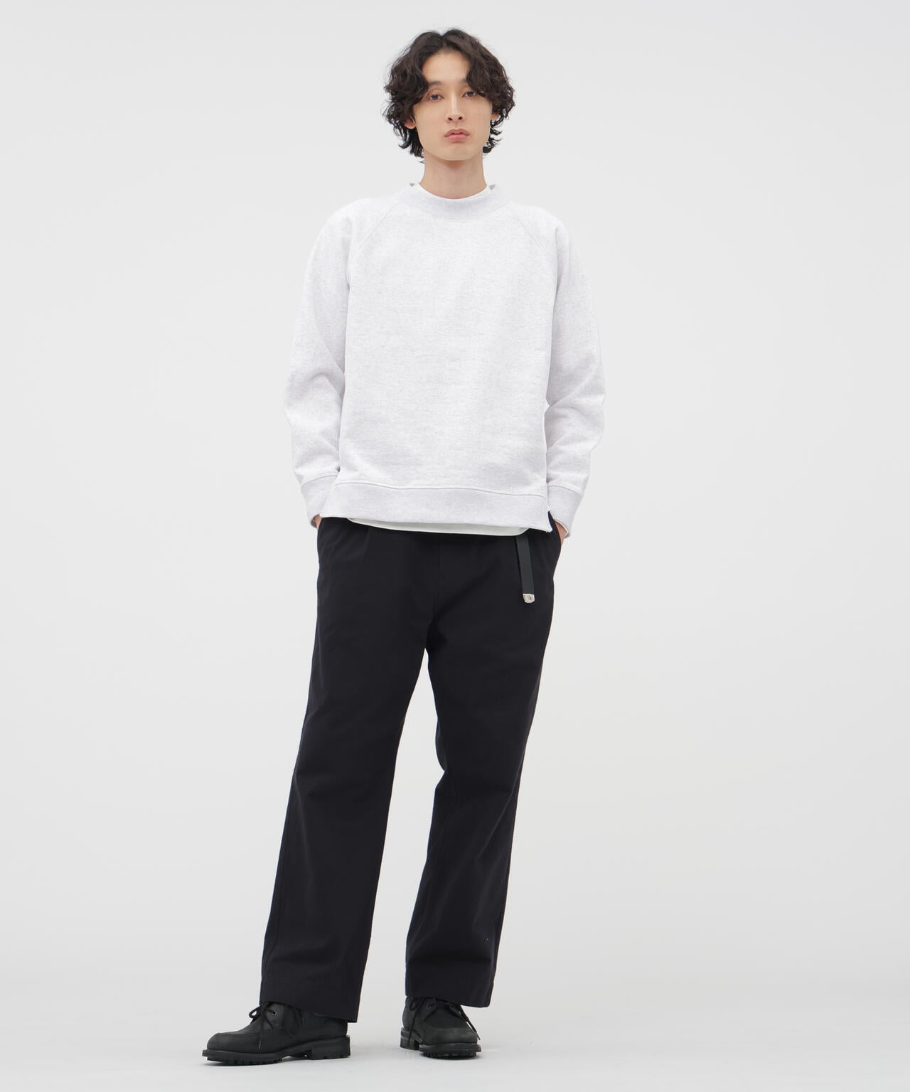 FADED COTTON TWILL TROUSERS