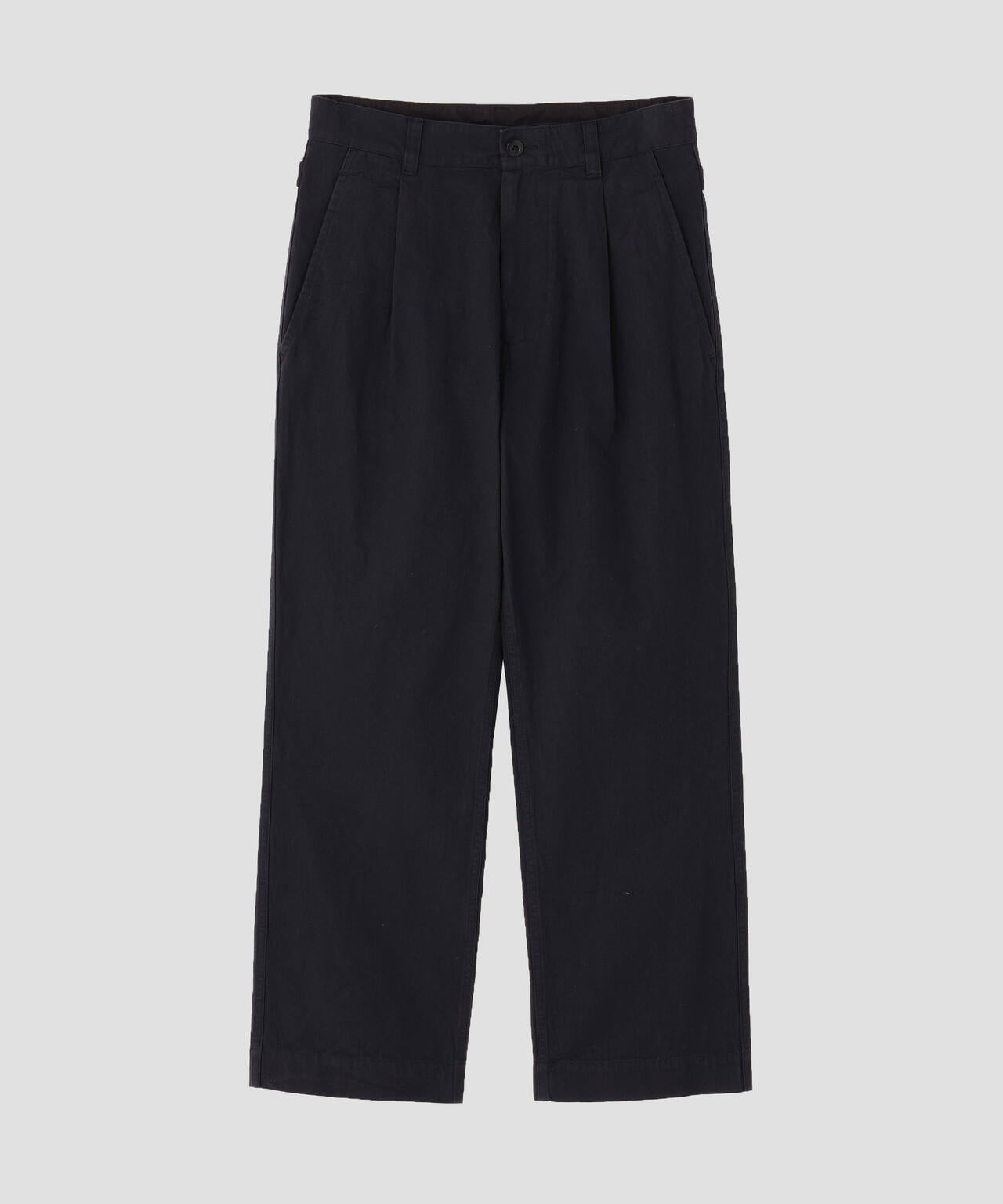 FADED COTTON TWILL TROUSERS