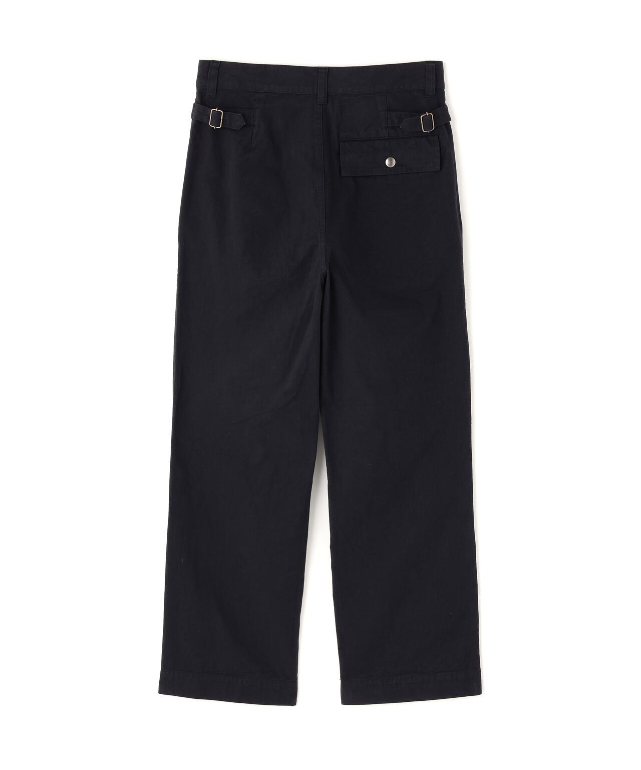 FADED COTTON TWILL TROUSERS