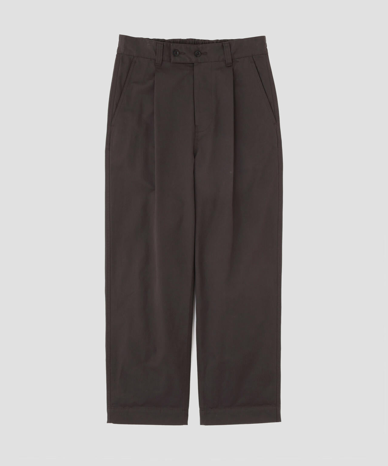 WASHED CHINO COTTON TROUSERS