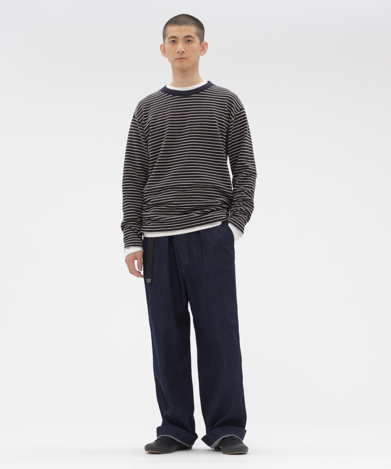 CANTON LIGHT DENIM TROUSERS