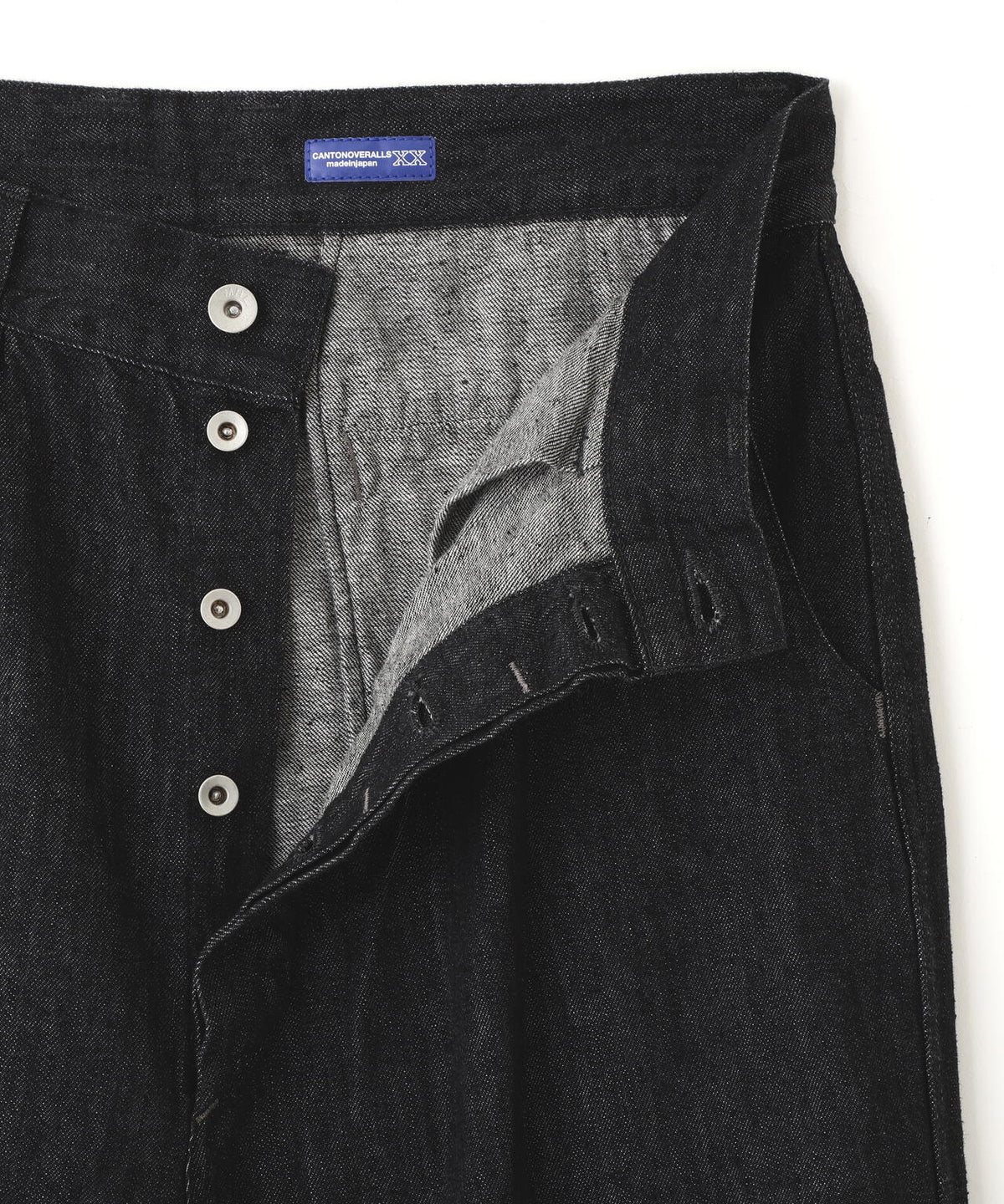 CANTON BLACK LIGHT DENIM TROUSERS