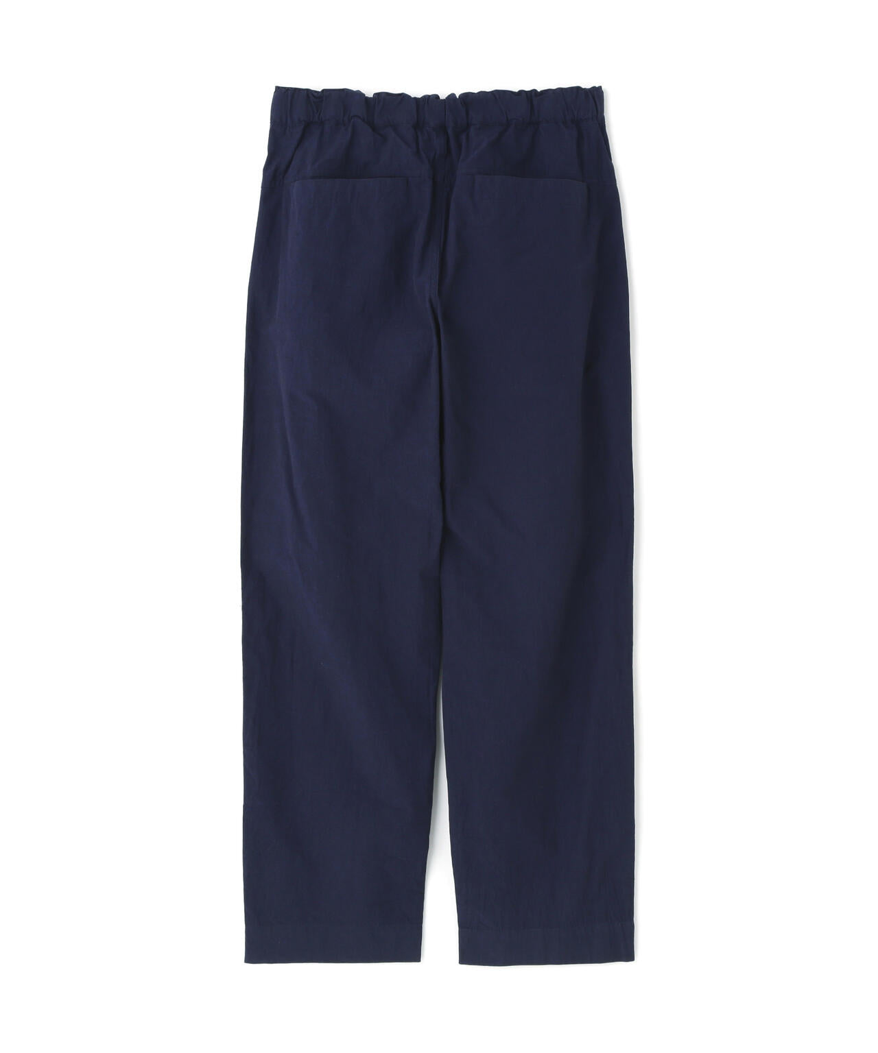 CRISP COTTON CHAMBRAY TROUSERS