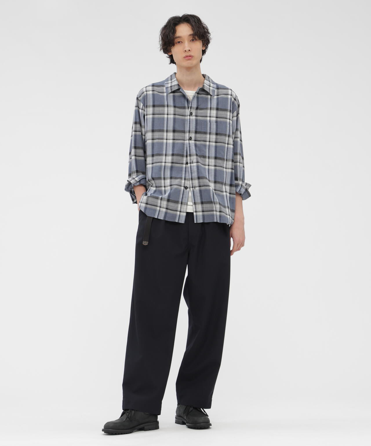 UNIFORM WOOL POLYESTER TROUSERS