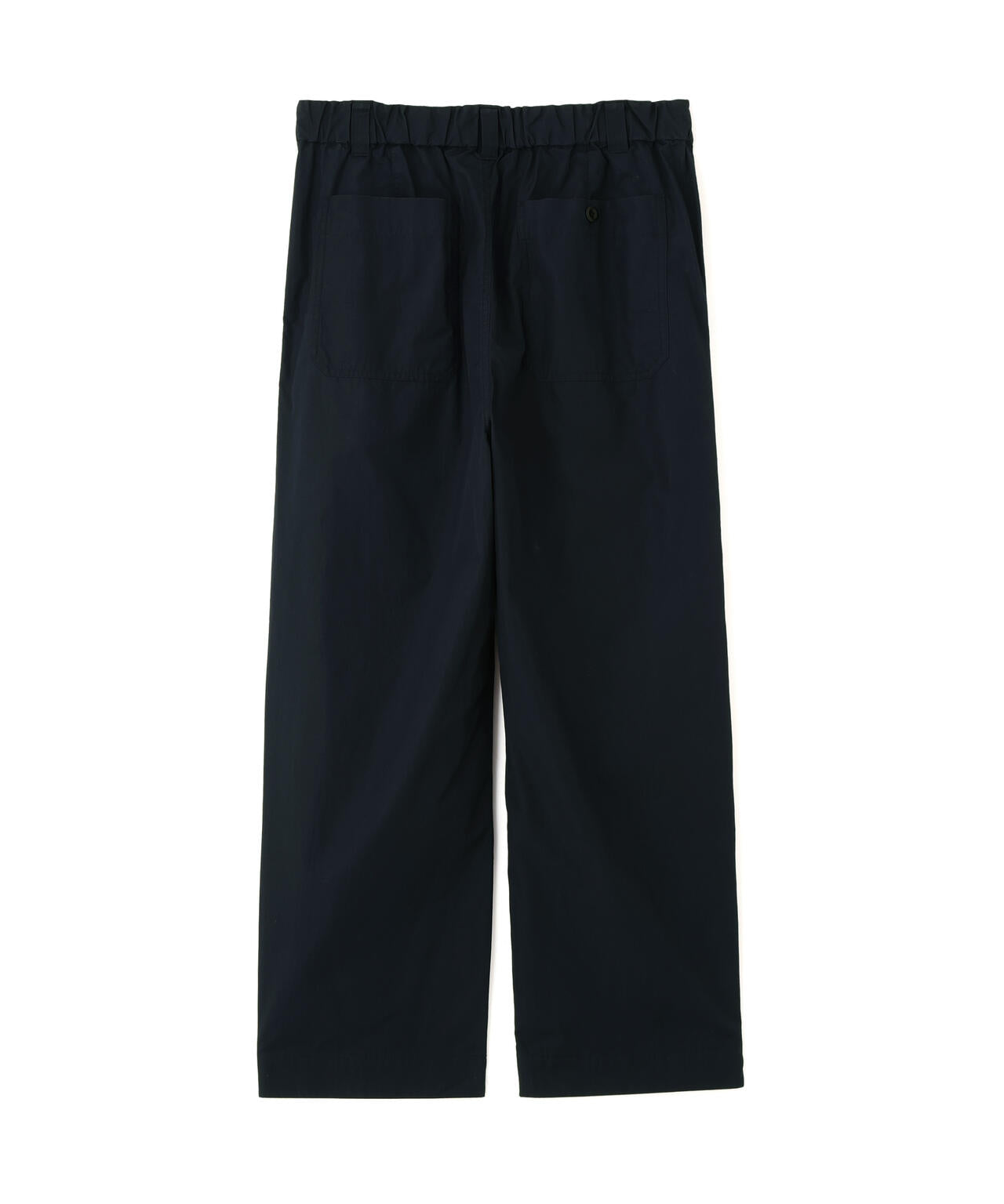 FINE COMPACT COTTON POPLIN TROUSERS
