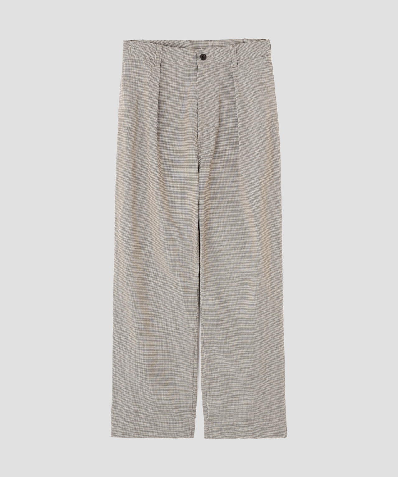 CHEF CHECK COTTON TROUSERS