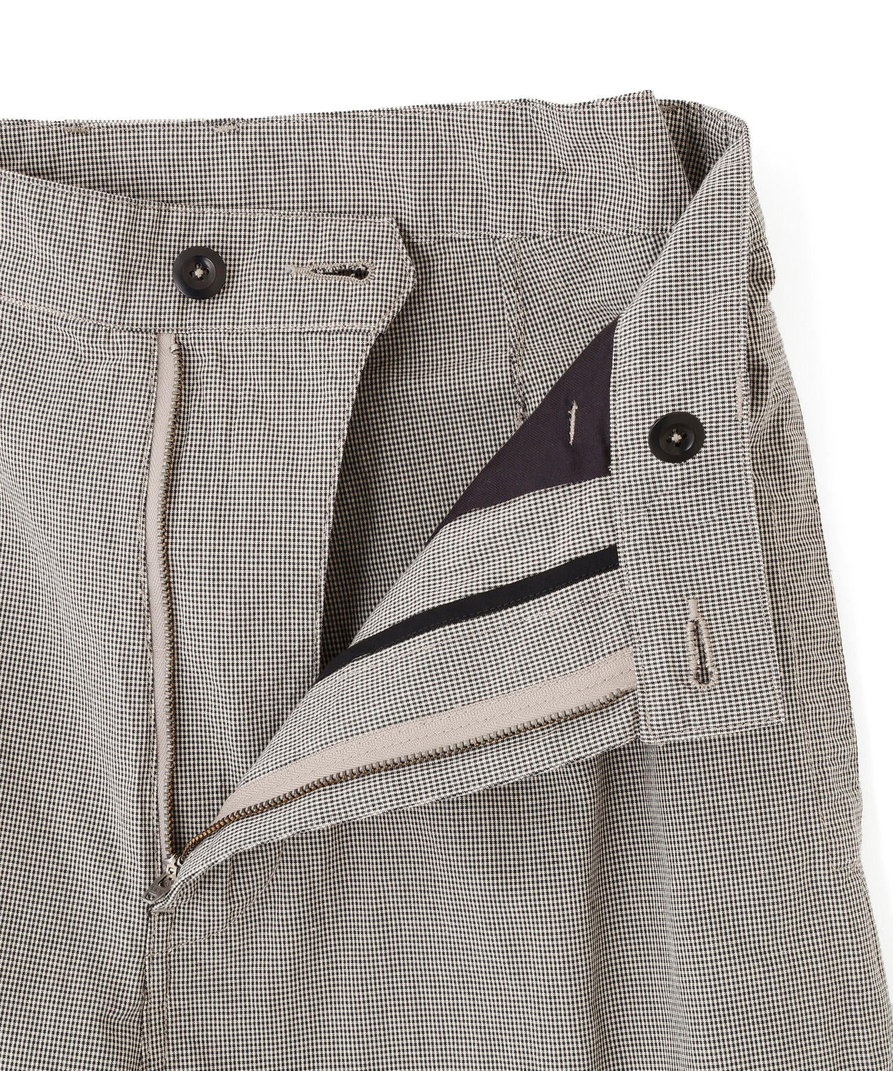 CHEF CHECK COTTON TROUSERS
