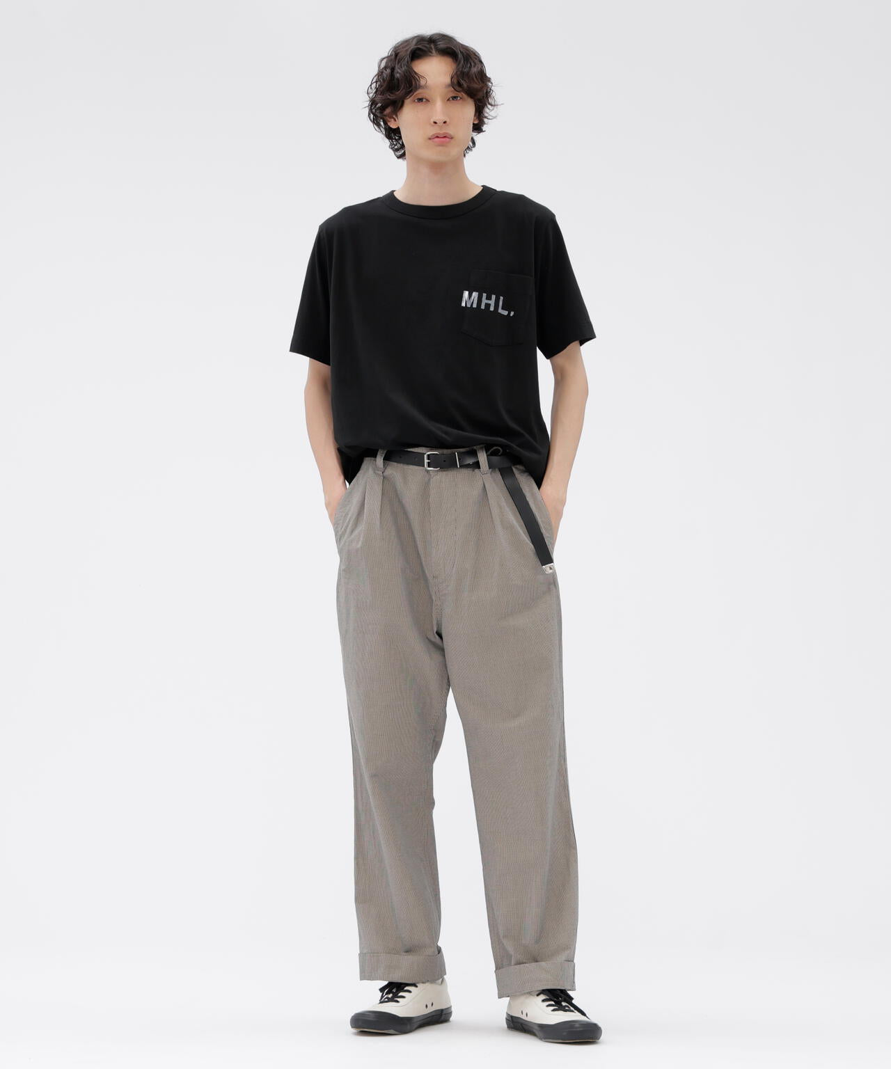 CHEF CHECK COTTON TROUSERS