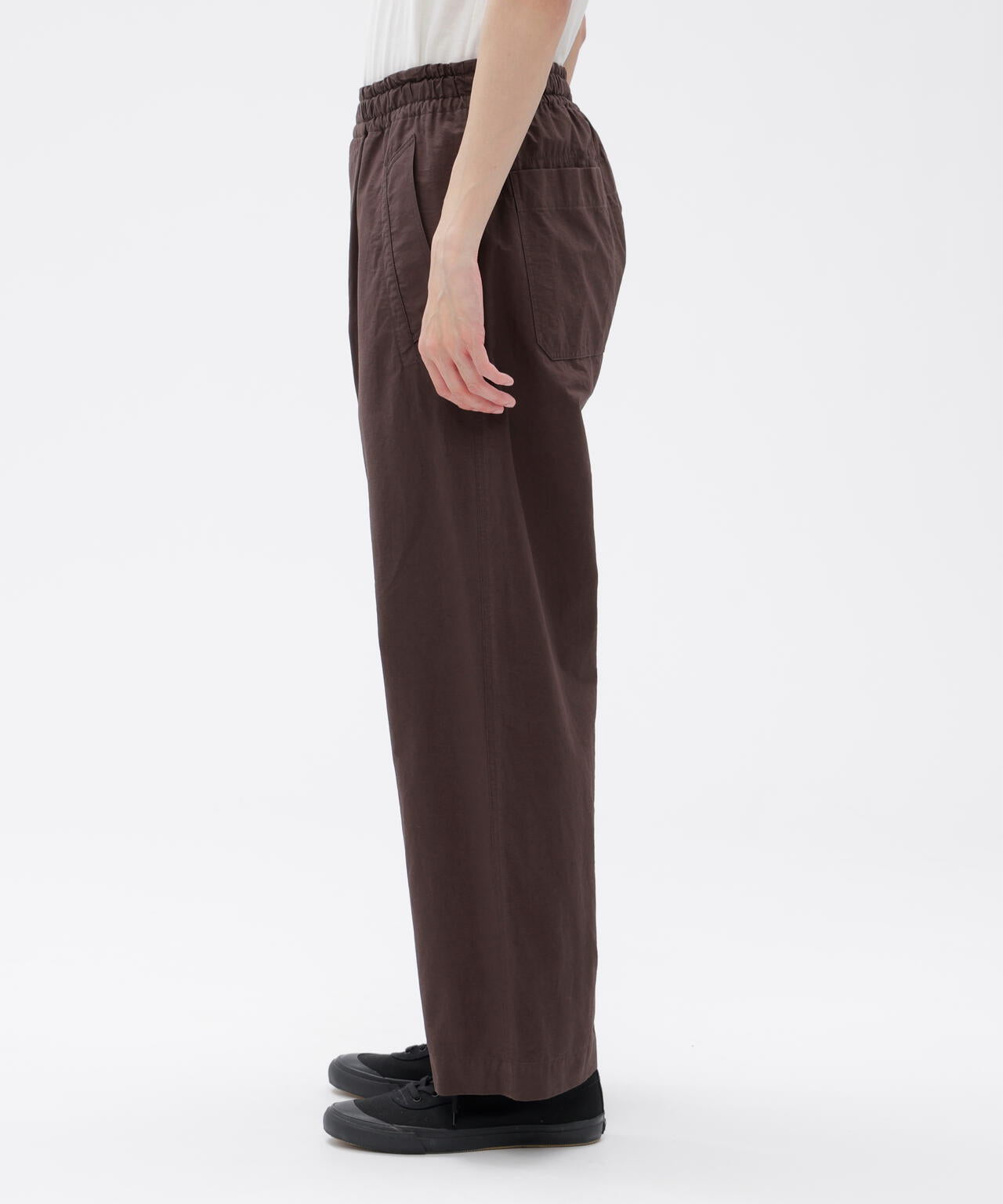 LIGHTWEIGHT COTTON NYLON TWILL TROUSERS