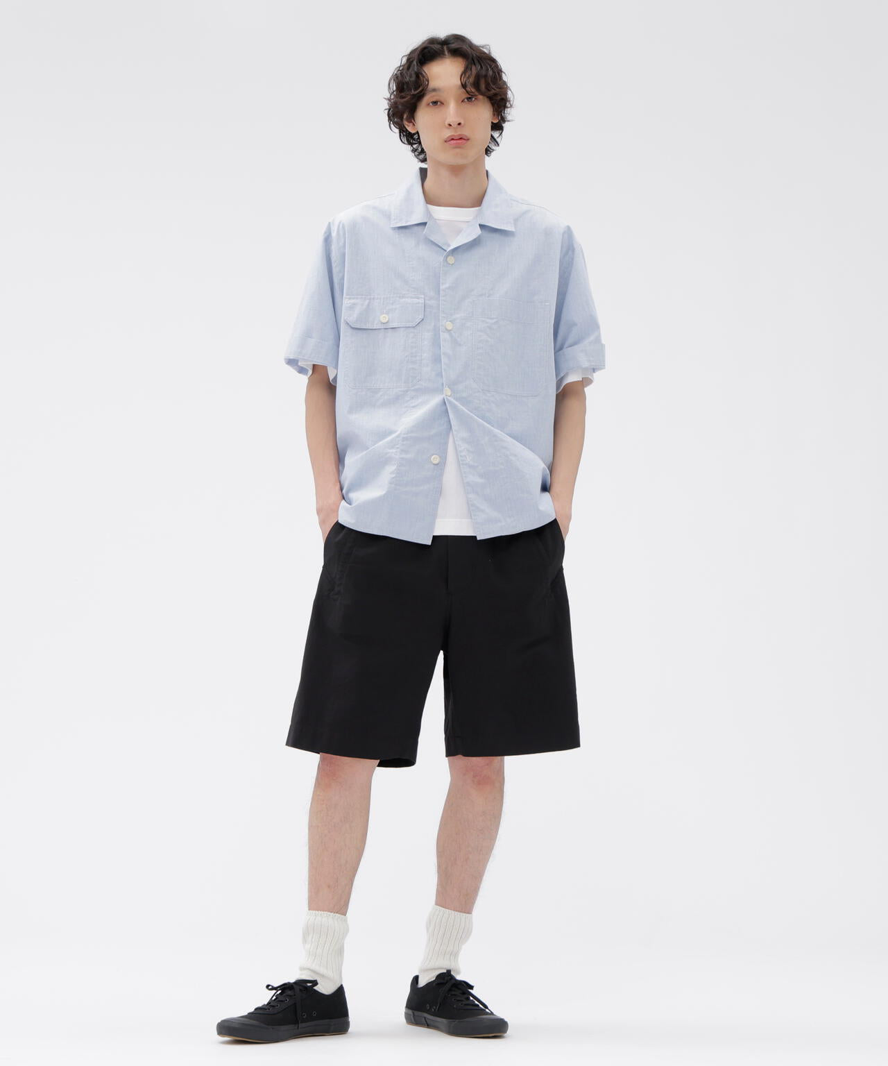 LIGHTWEIGHT COTTON NYLON TWILL TROUSERS