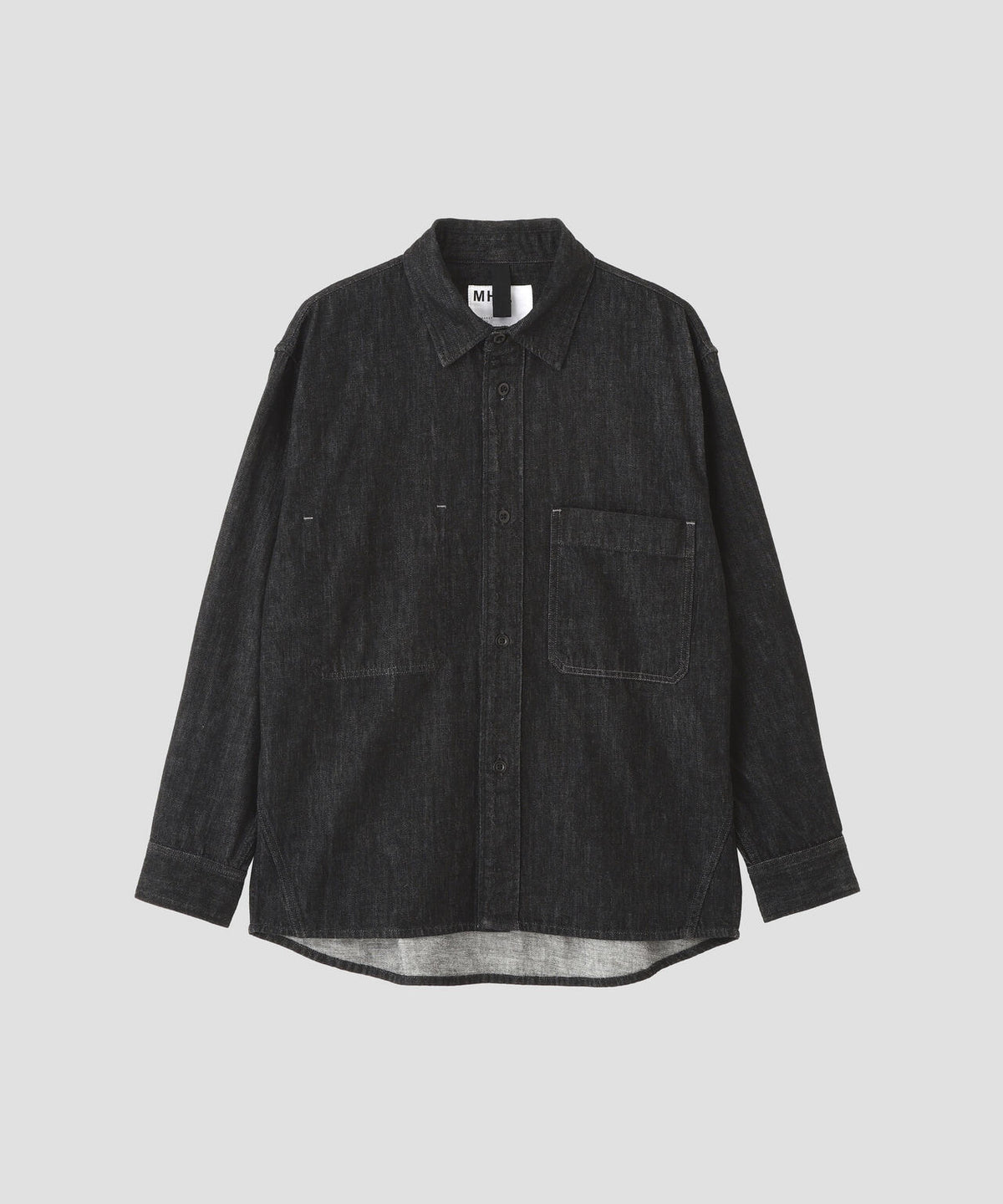 CANTON BLACK LIGHT DENIM SHIRT