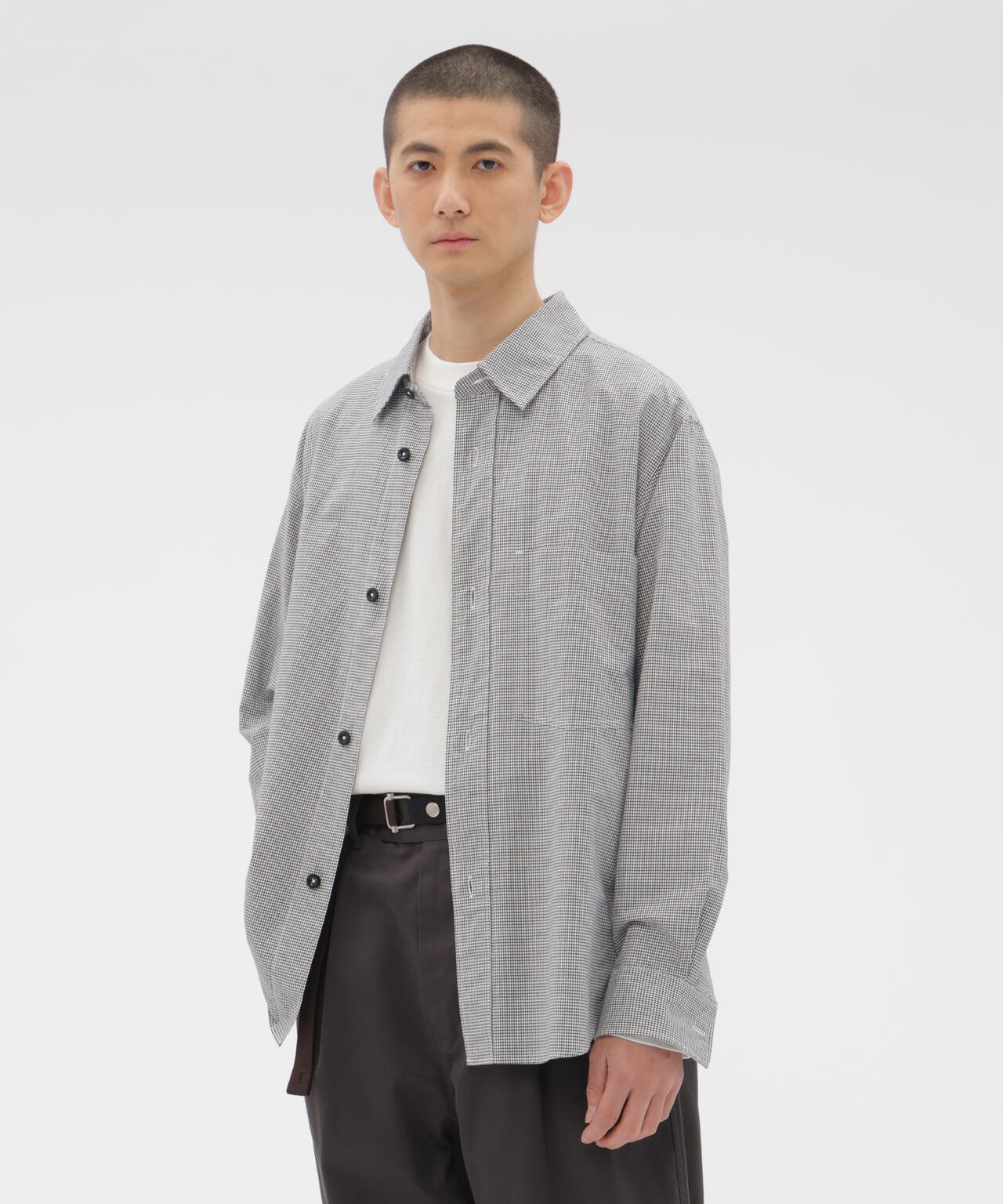 TINY GINGHAM COTTON SHIRT