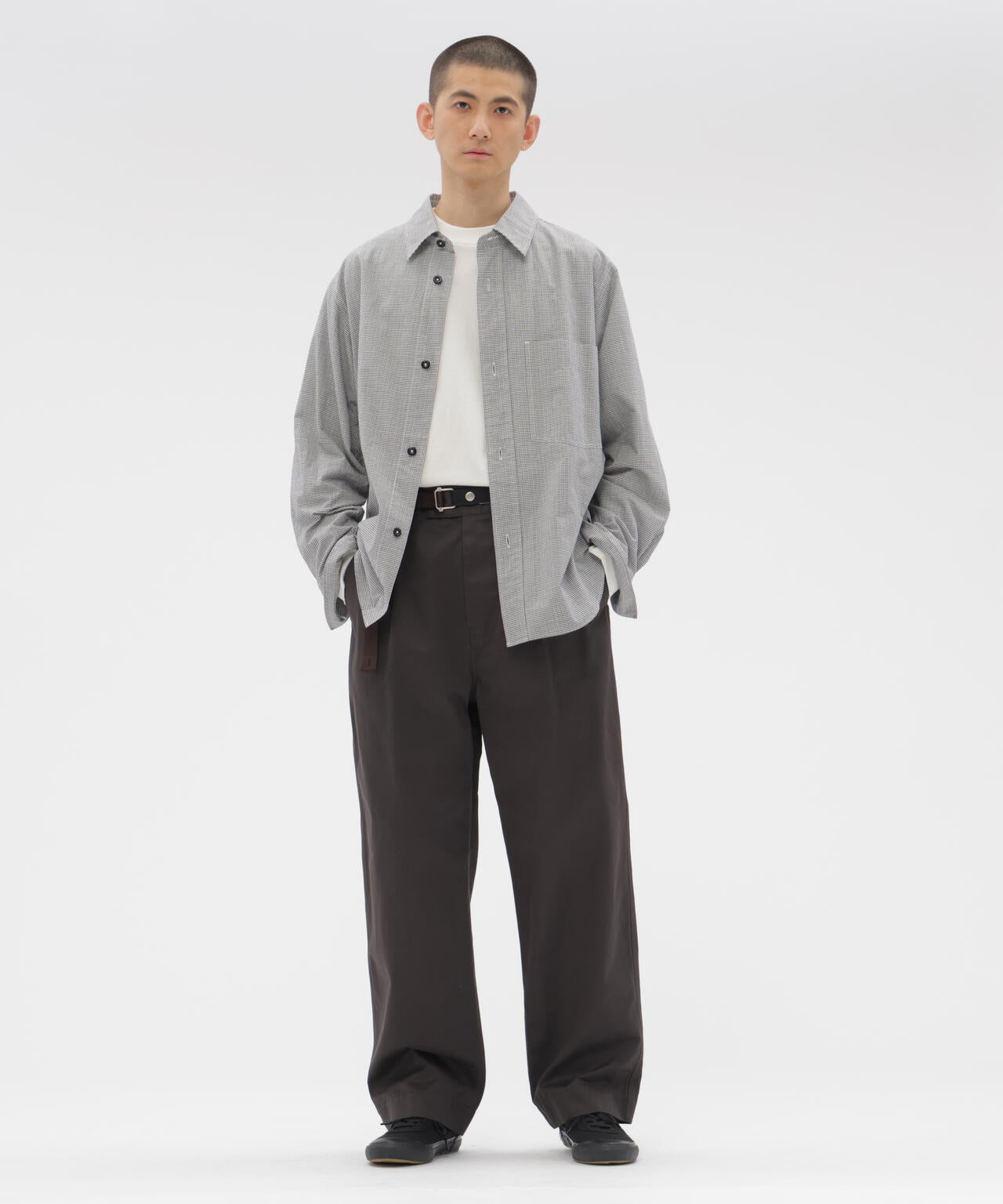 TINY GINGHAM COTTON SHIRT