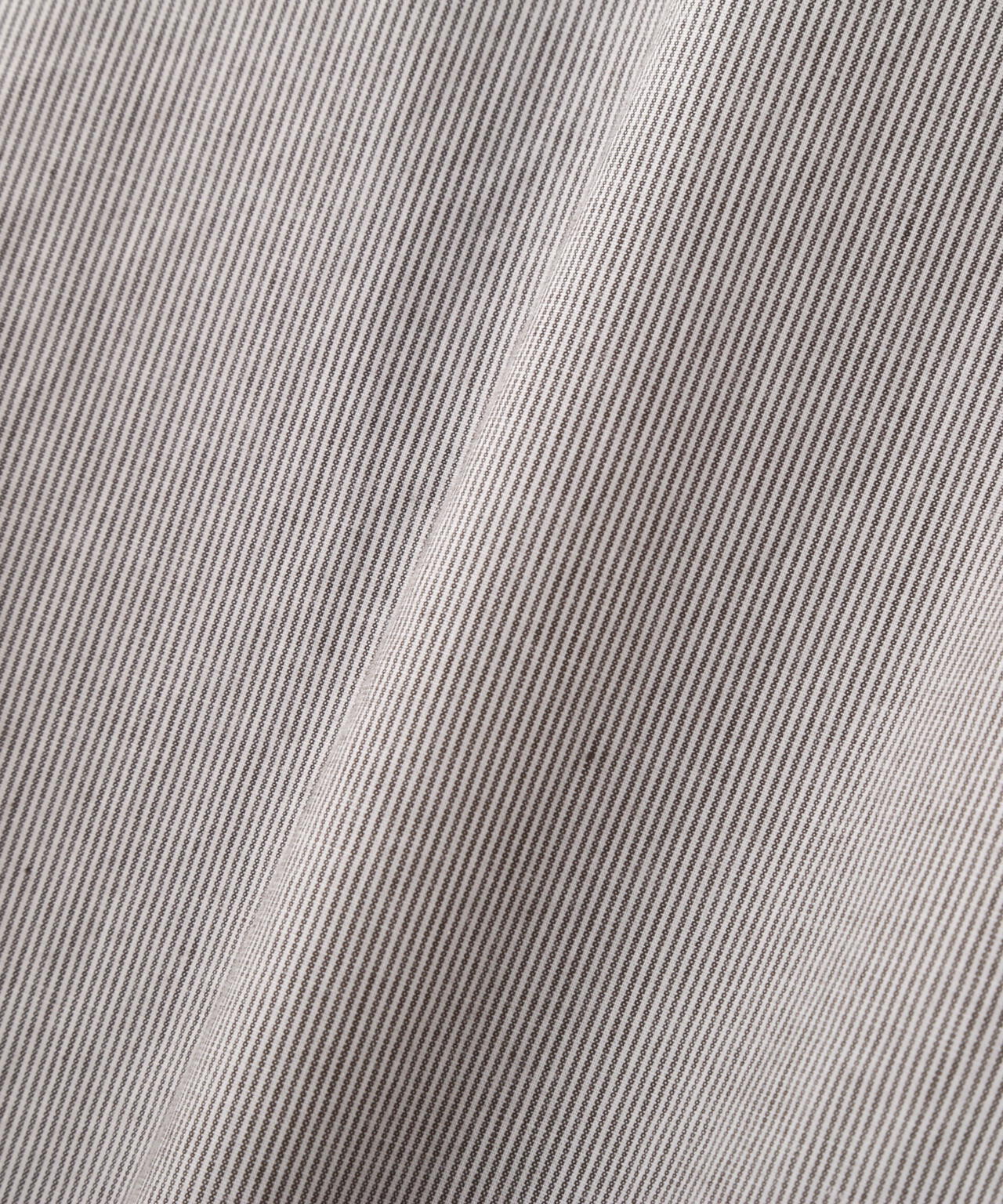 WORN COTTON HAIRLINE STRIPE SHIRT
