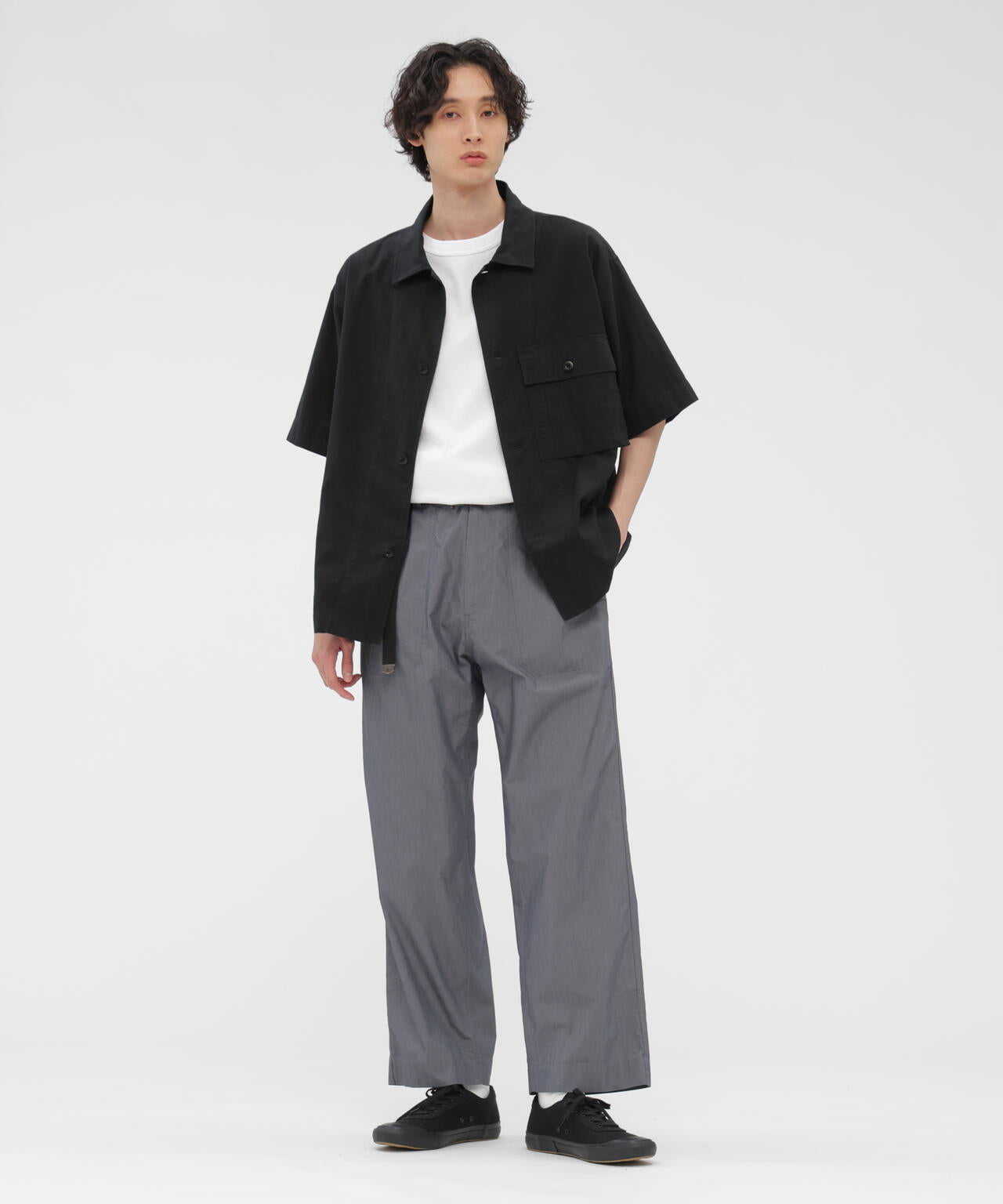 GARMENT DYED FINE COTTON OXFORD SHIRT