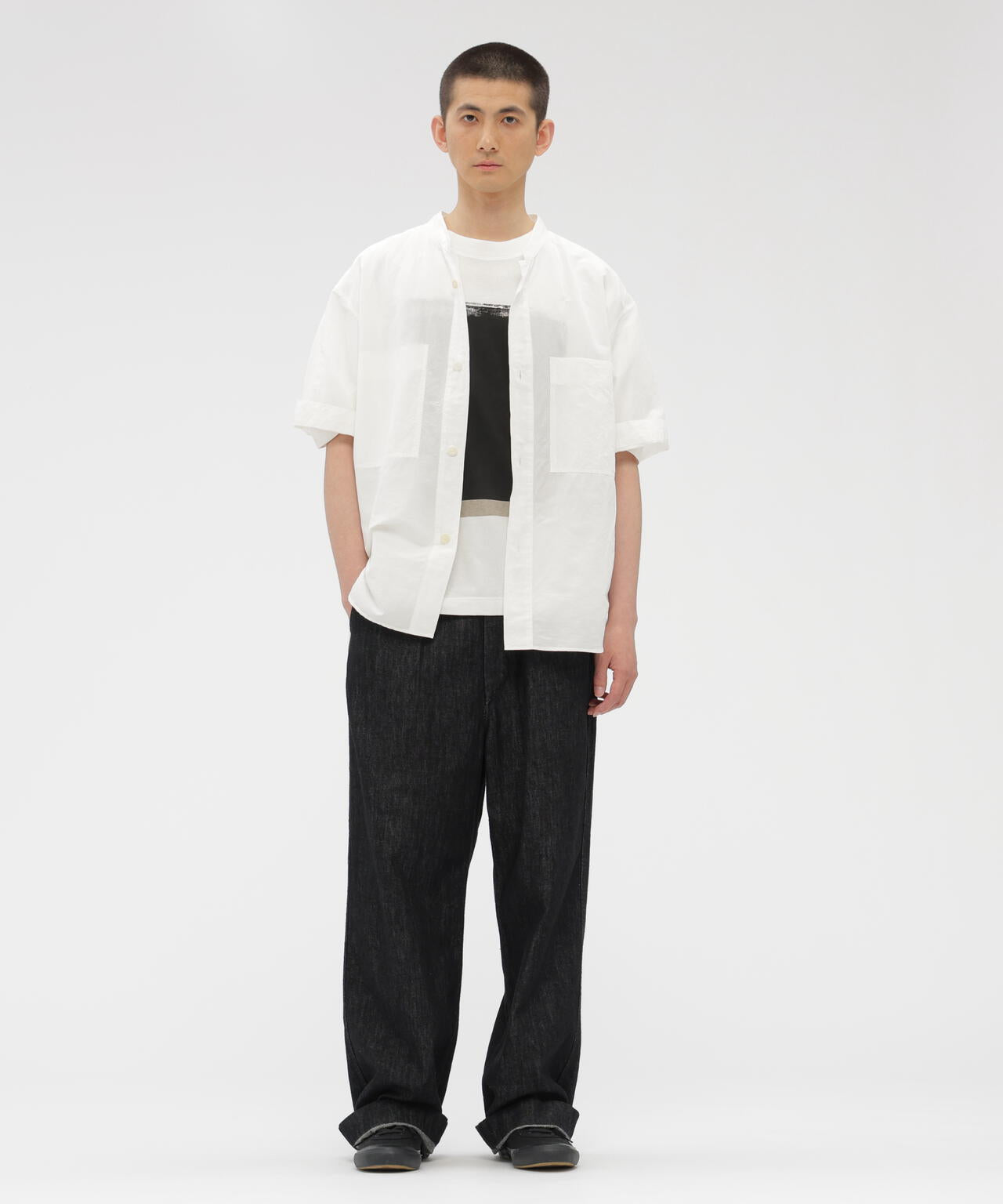 HIGH COUNT DRY COTTON LINEN SHIRT
