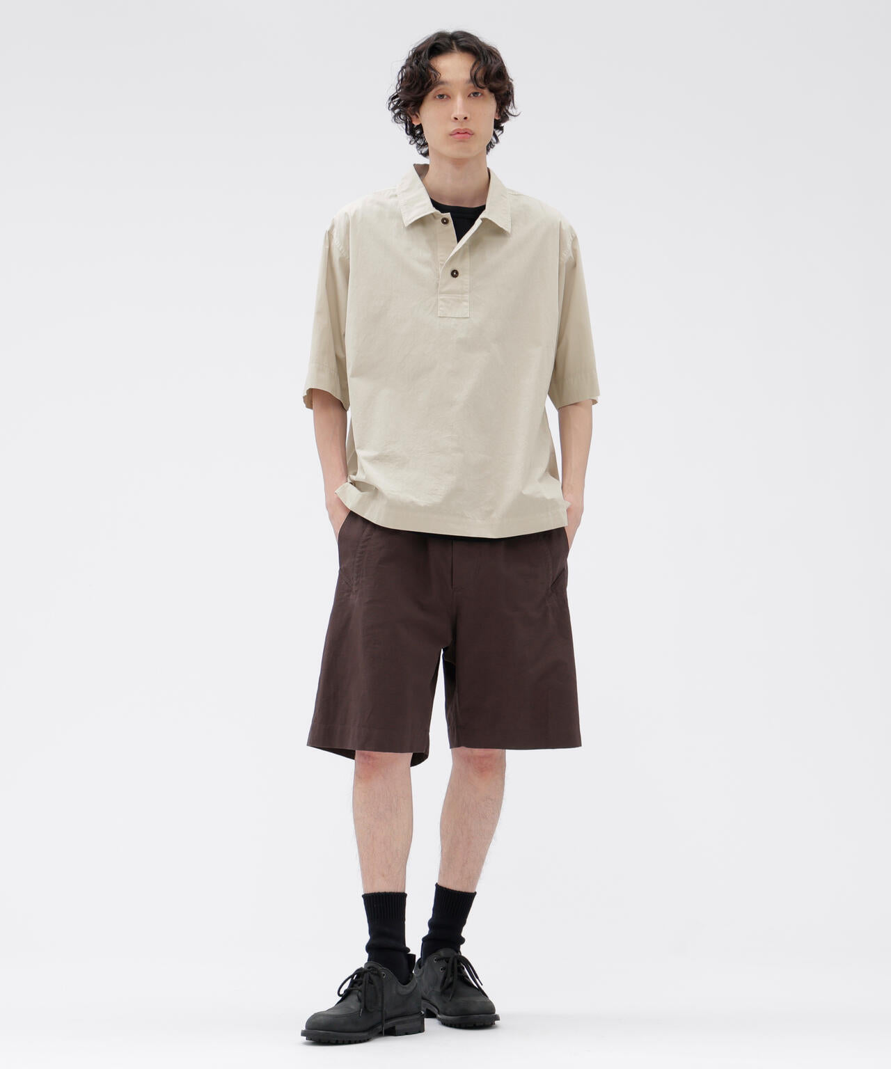 COMPACT COTTON POPLIN SHIRT