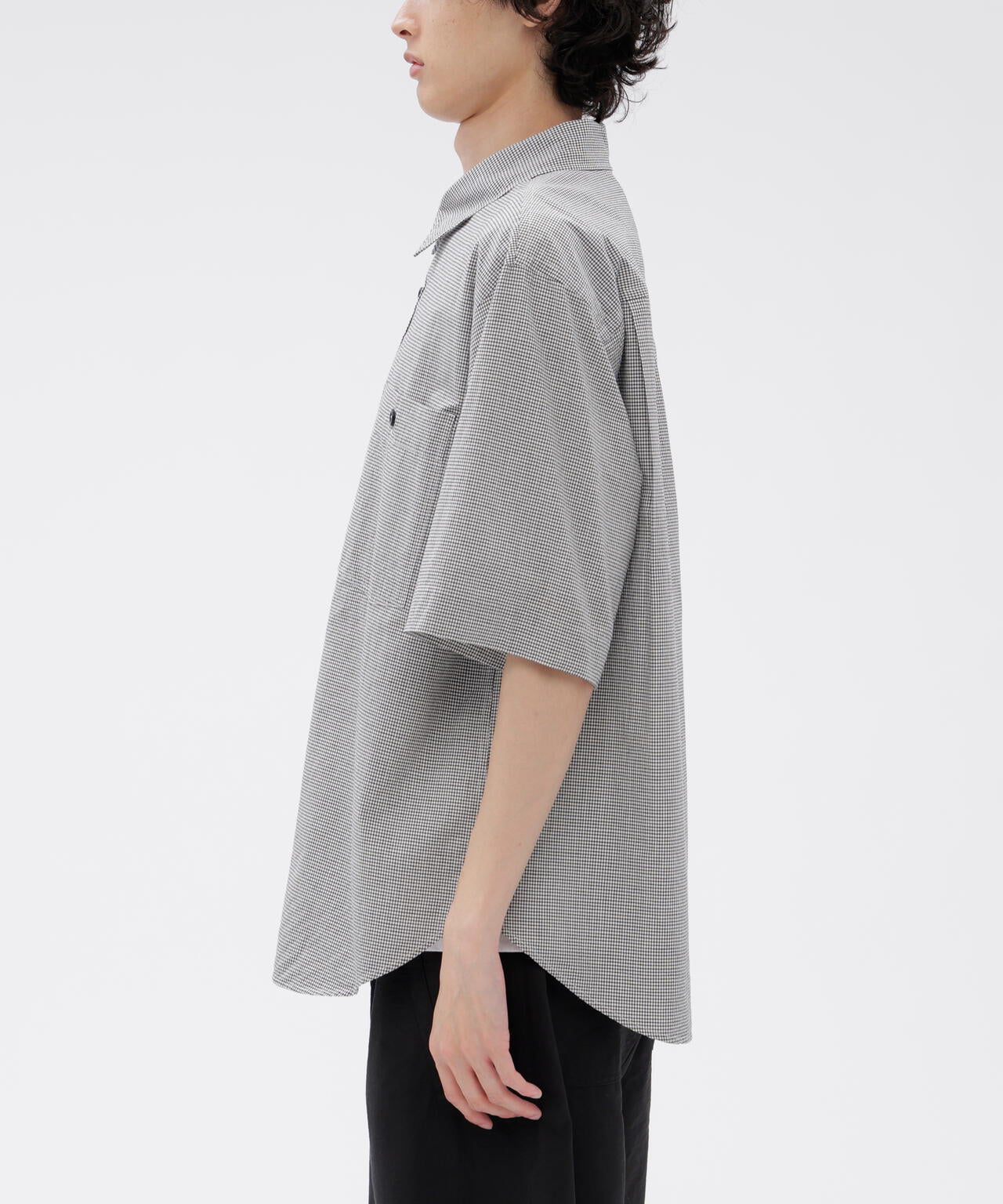 TINY GINGHAM COTTON SHIRT