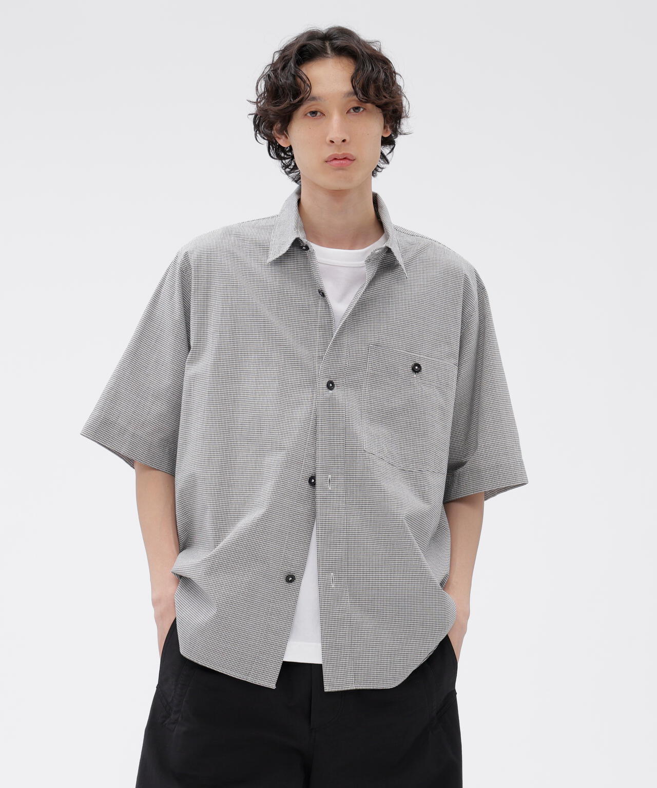 TINY GINGHAM COTTON SHIRT