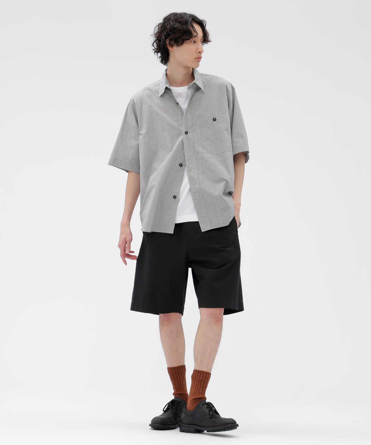 TINY GINGHAM COTTON SHIRT